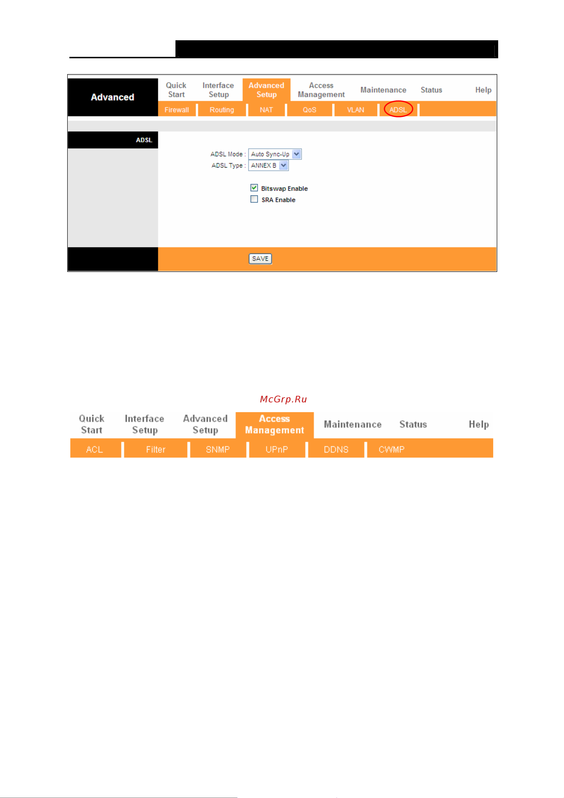 Tp-Link TD-W8951NB [61/92] Access management