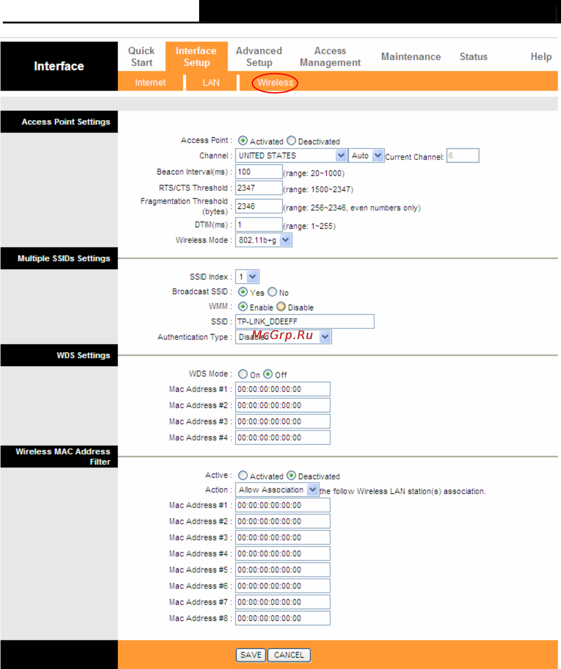 Tp-Link TD-W8901G Инструкция по эксплуатации онлайн [36/73] 16819