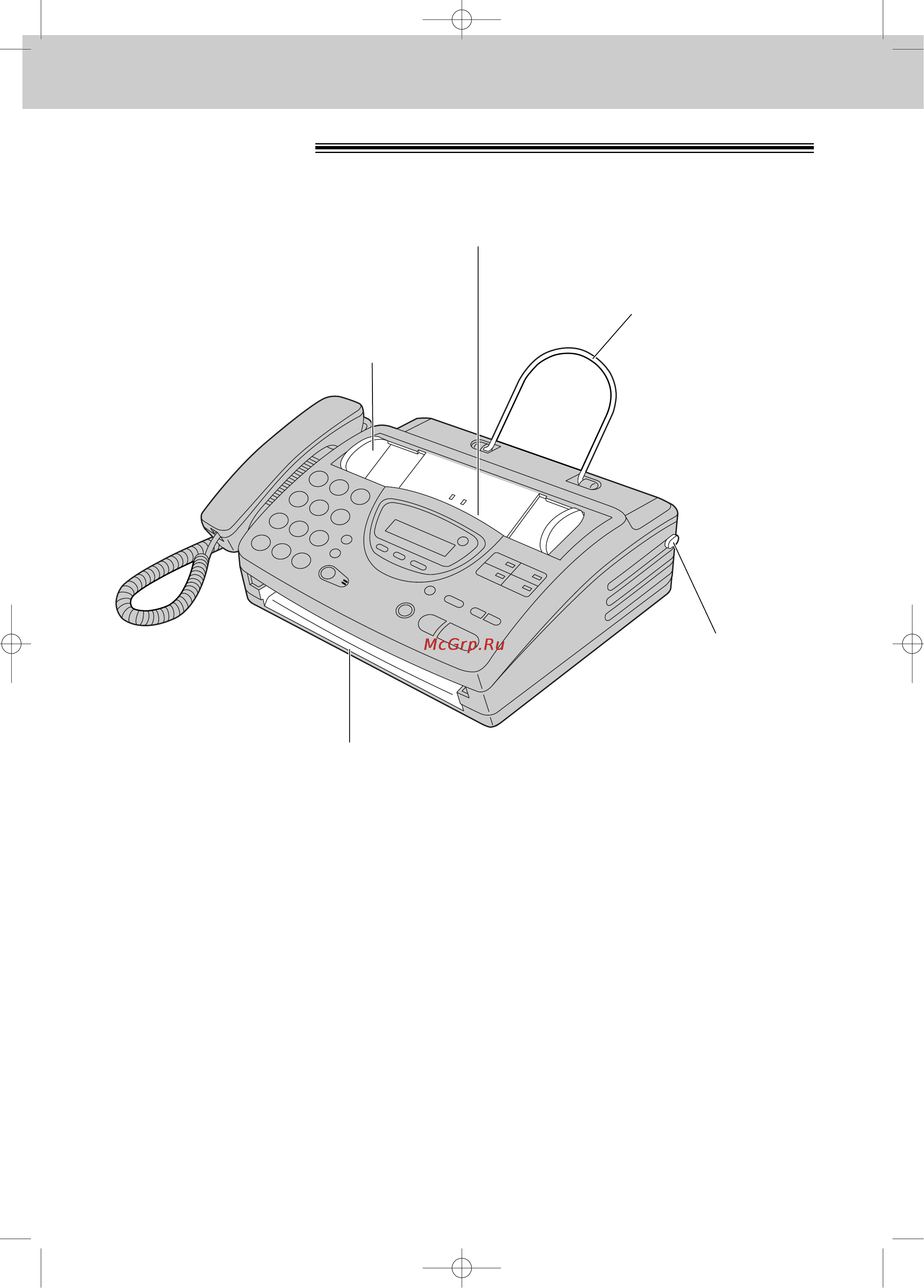 Panasonic KX-FT25RS [22/102] Органы управления