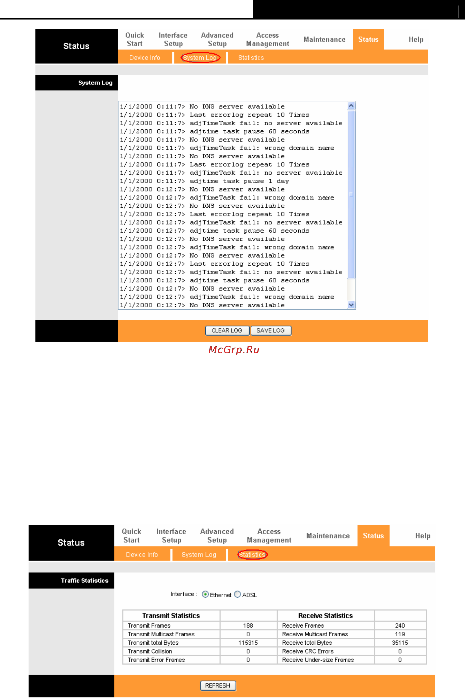 Tp-Link TD-8816 [19/67] Statistics