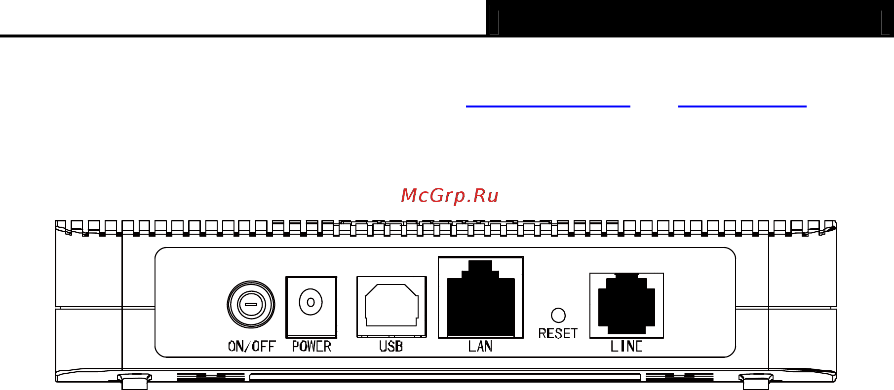 Tp-Link TD-8817 [10/69] The back panel