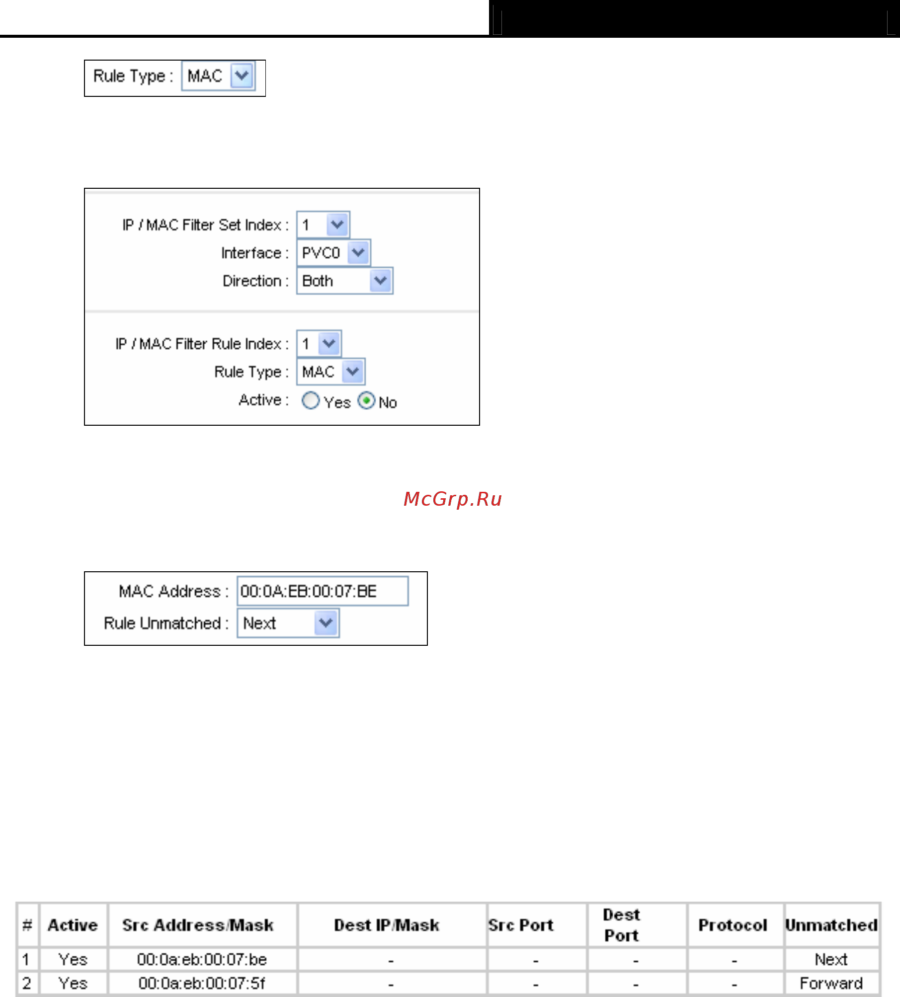 Tp-Link TD-8817 [47/69] Application filter