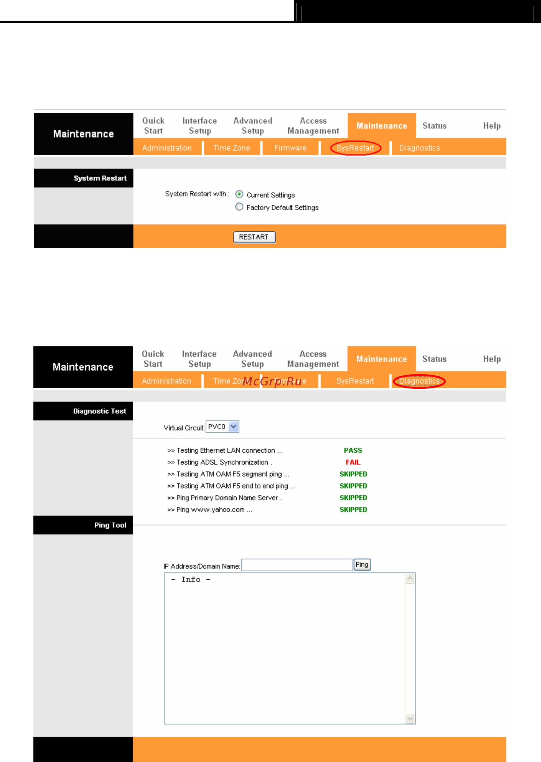 Tp-Link TD-8817 [56/69] Sysrestart