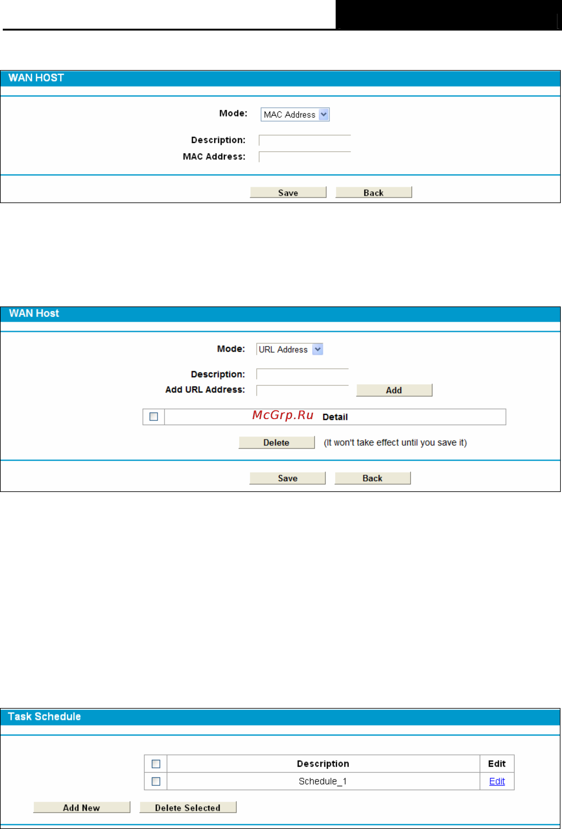 Tp-Link TD-8840T [51/77] Schedule