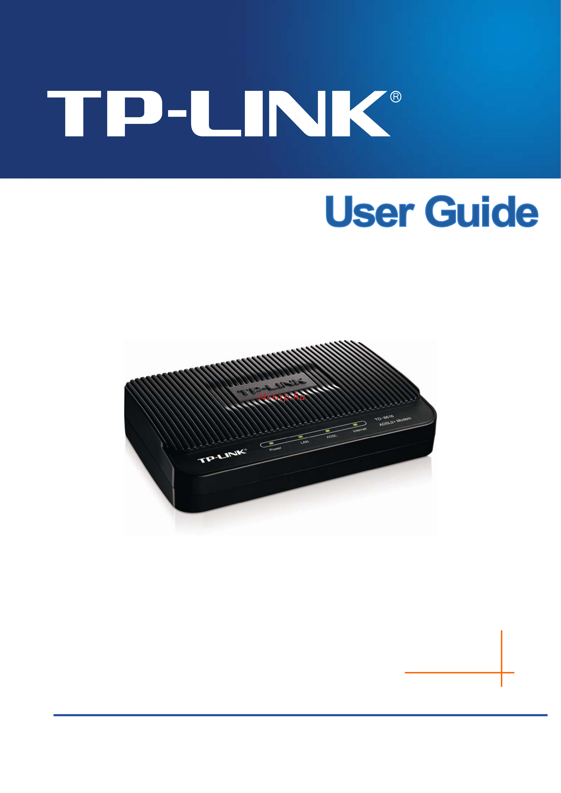 Tp-Link TD-8616 Инструкция по эксплуатации онлайн