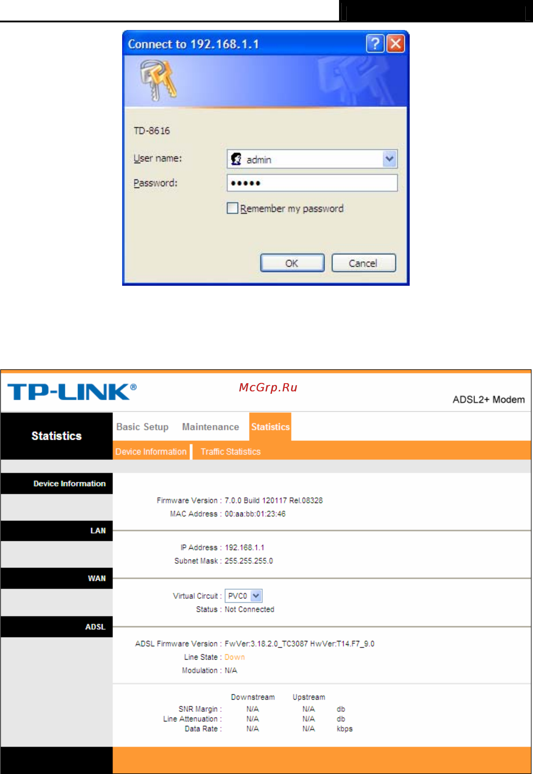 Tp-Link TD-8616 Инструкция по эксплуатации онлайн [16/26] 38871