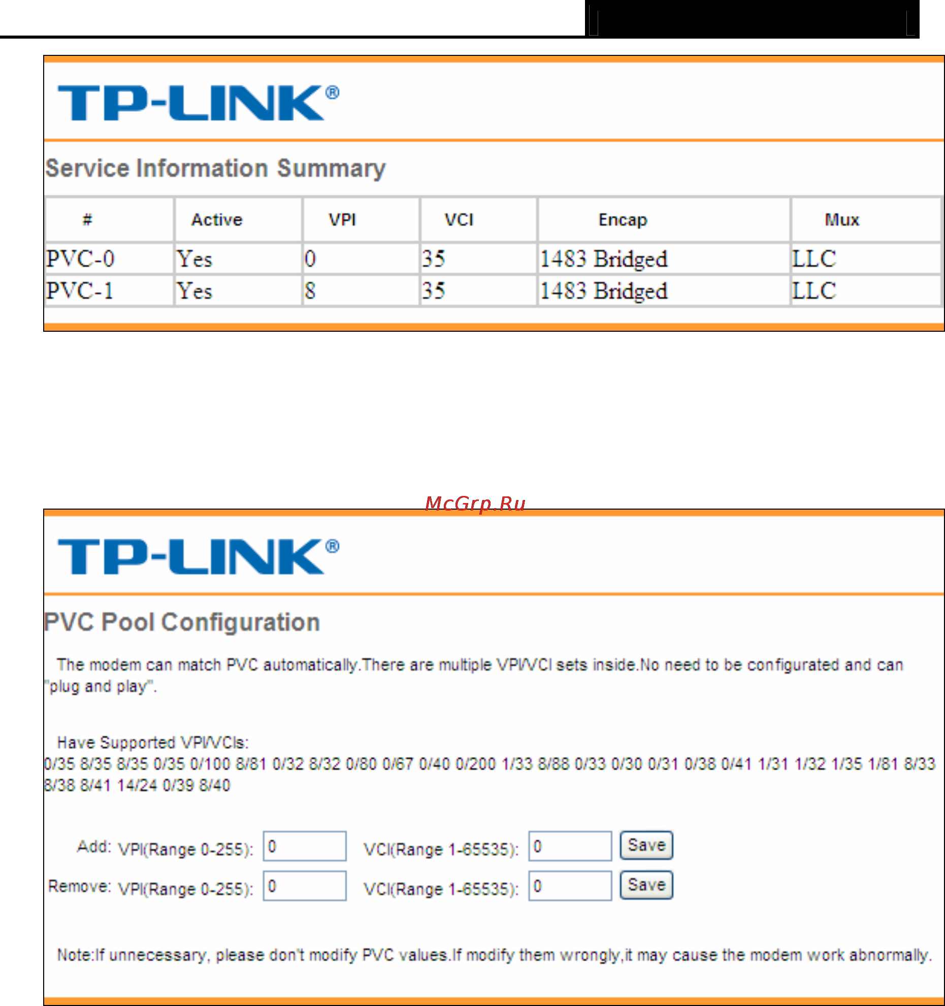Tp-Link TD-8616 Инструкция по эксплуатации онлайн [20/26] 38871