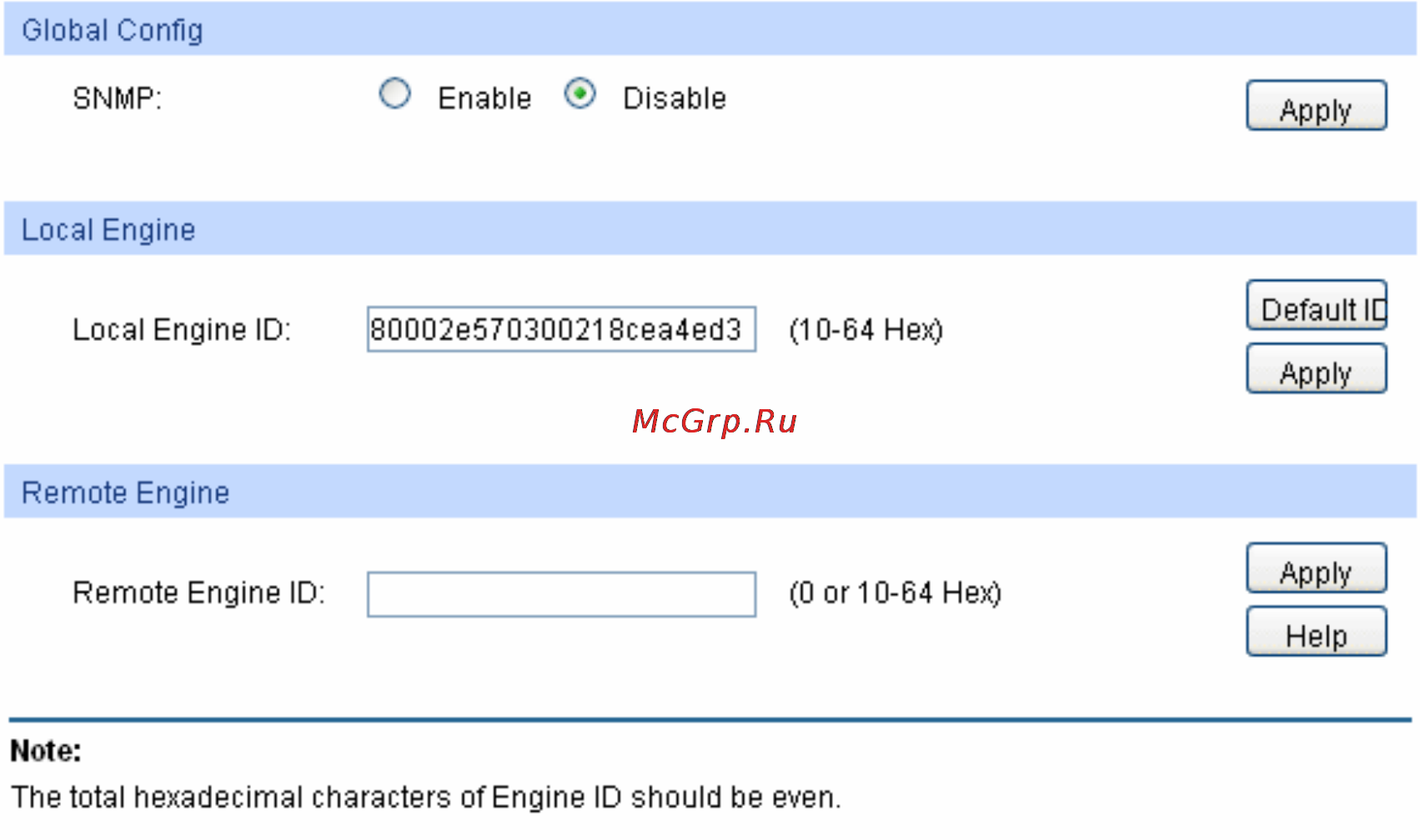 Tp-Link TL-SG5412F [183/257] Snmp config