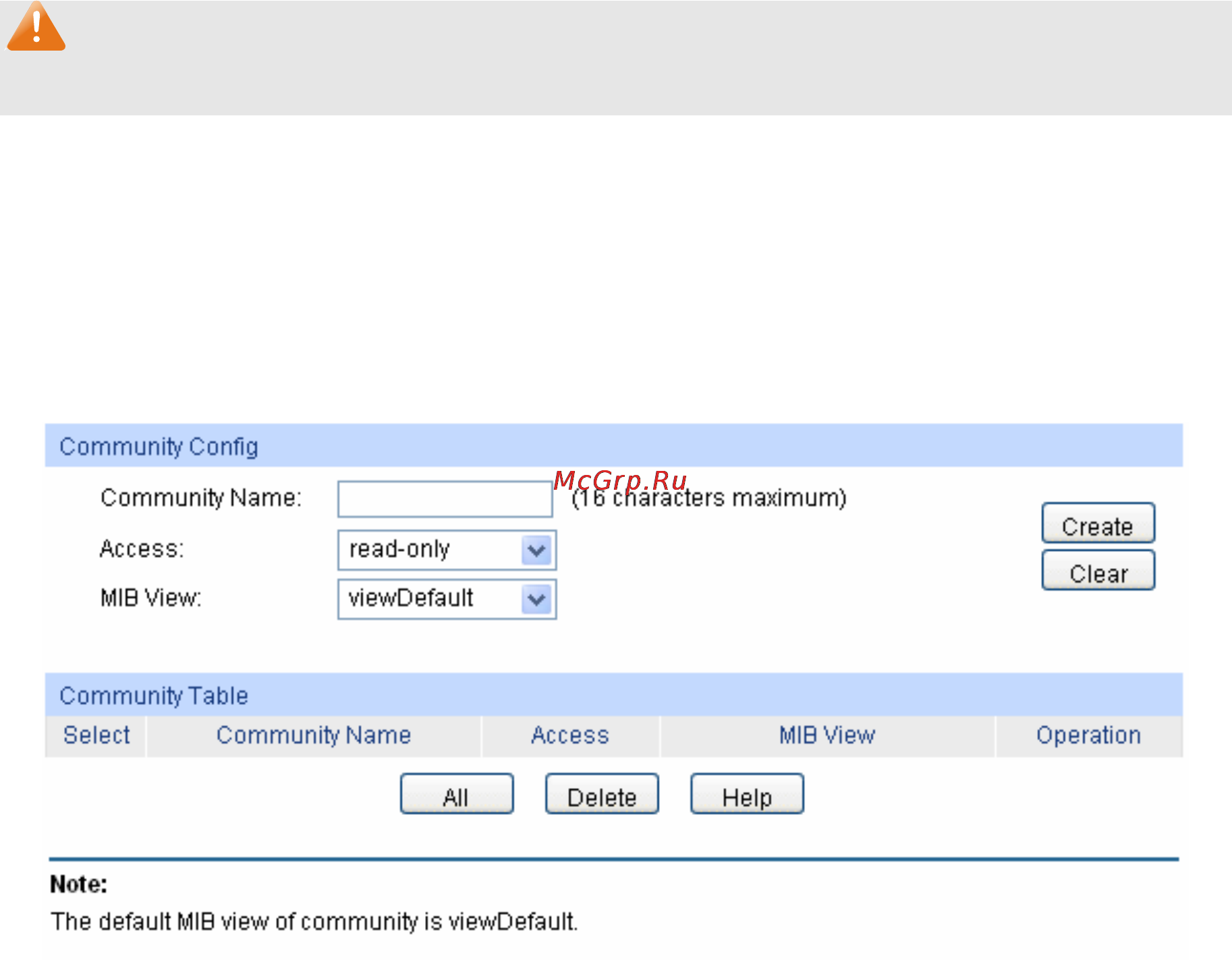Tp-Link TL-SG5412F [188/257] Snmp community