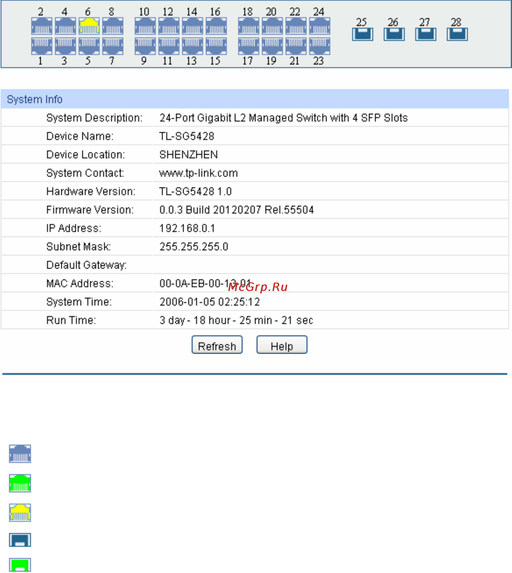 Tp-Link TL-SG5412F [21/257] System info