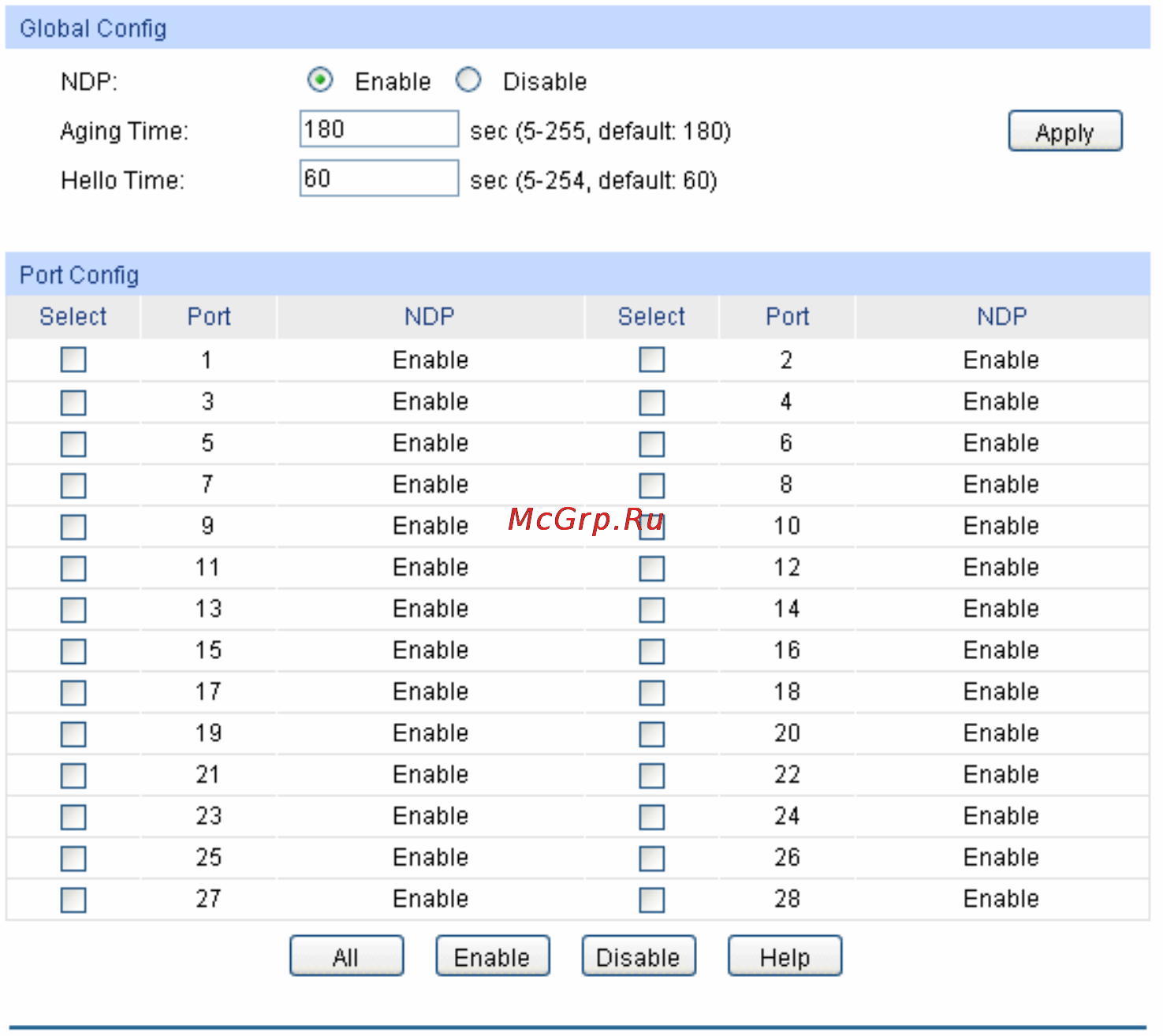 Tp-Link TL-SG5412F [210/257] Ndp config