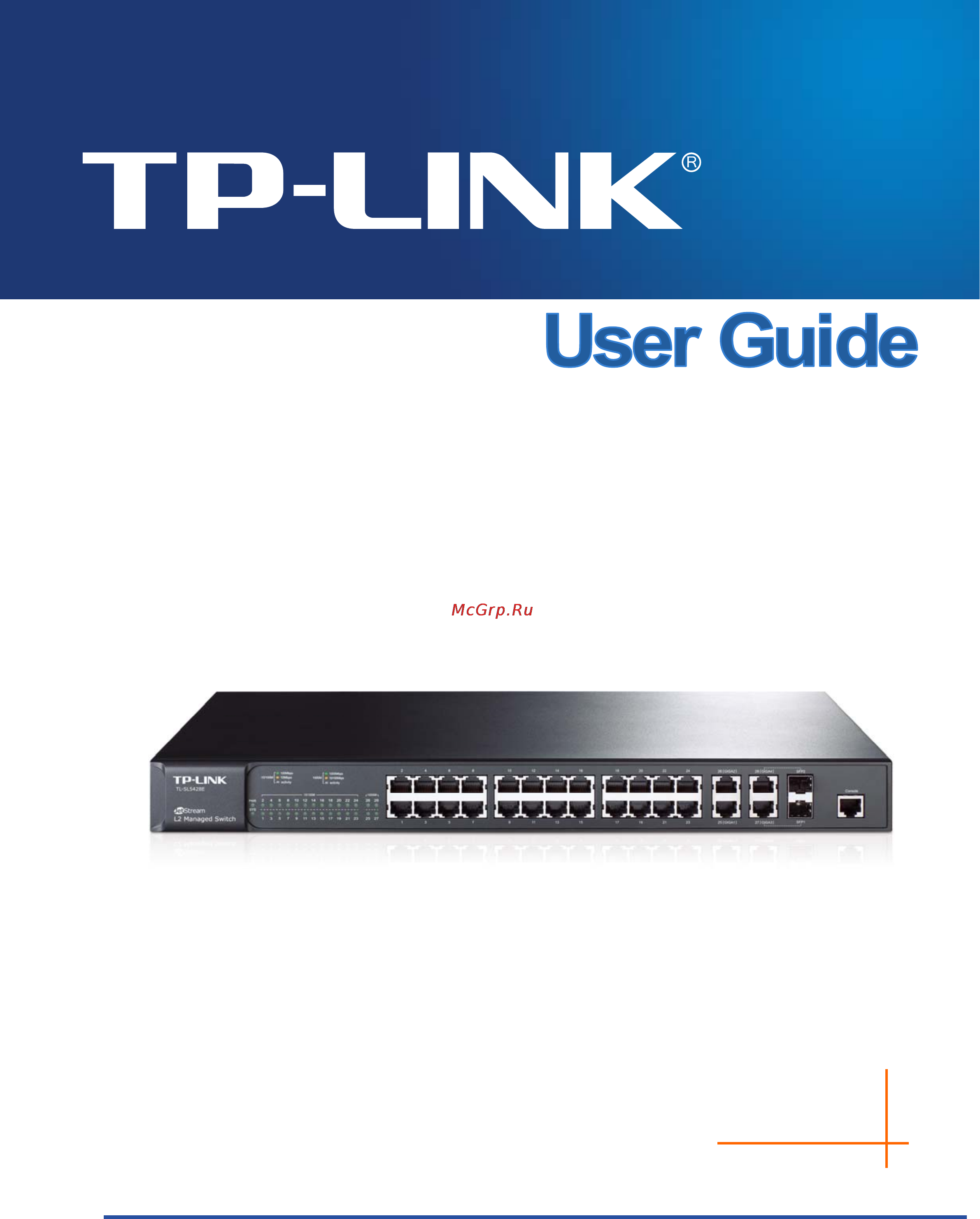 Tp-Link TL-SL5428E Инструкция по эксплуатации онлайн