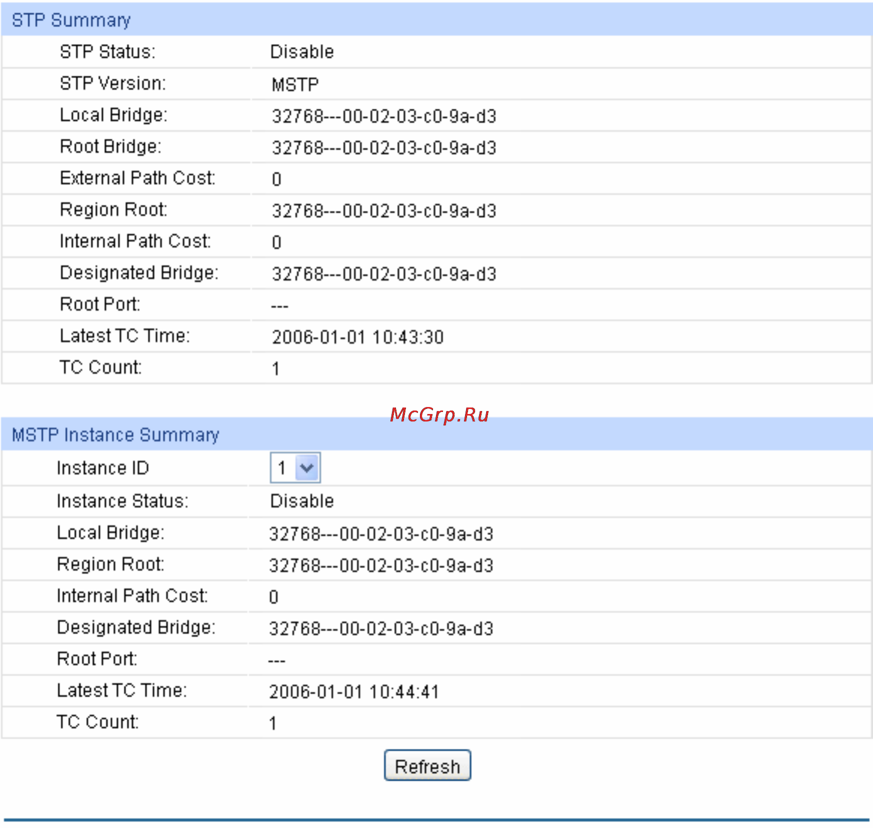 Tp-Link TL-SL5428E [100/259] Port config