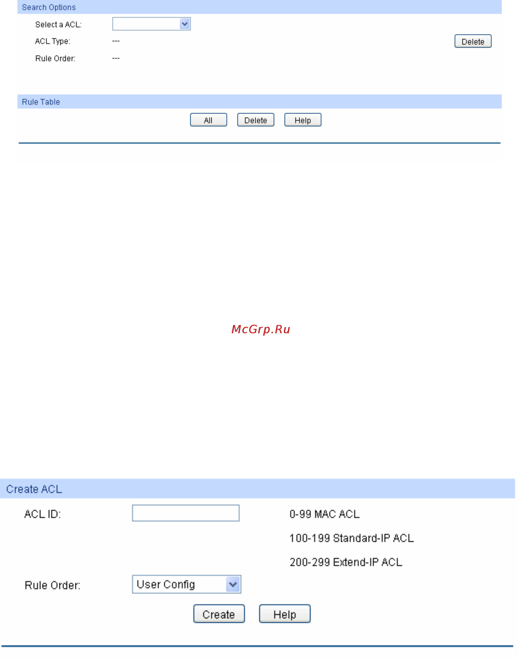 Tp-Link TL-SL5428E [151/259] Acl summary