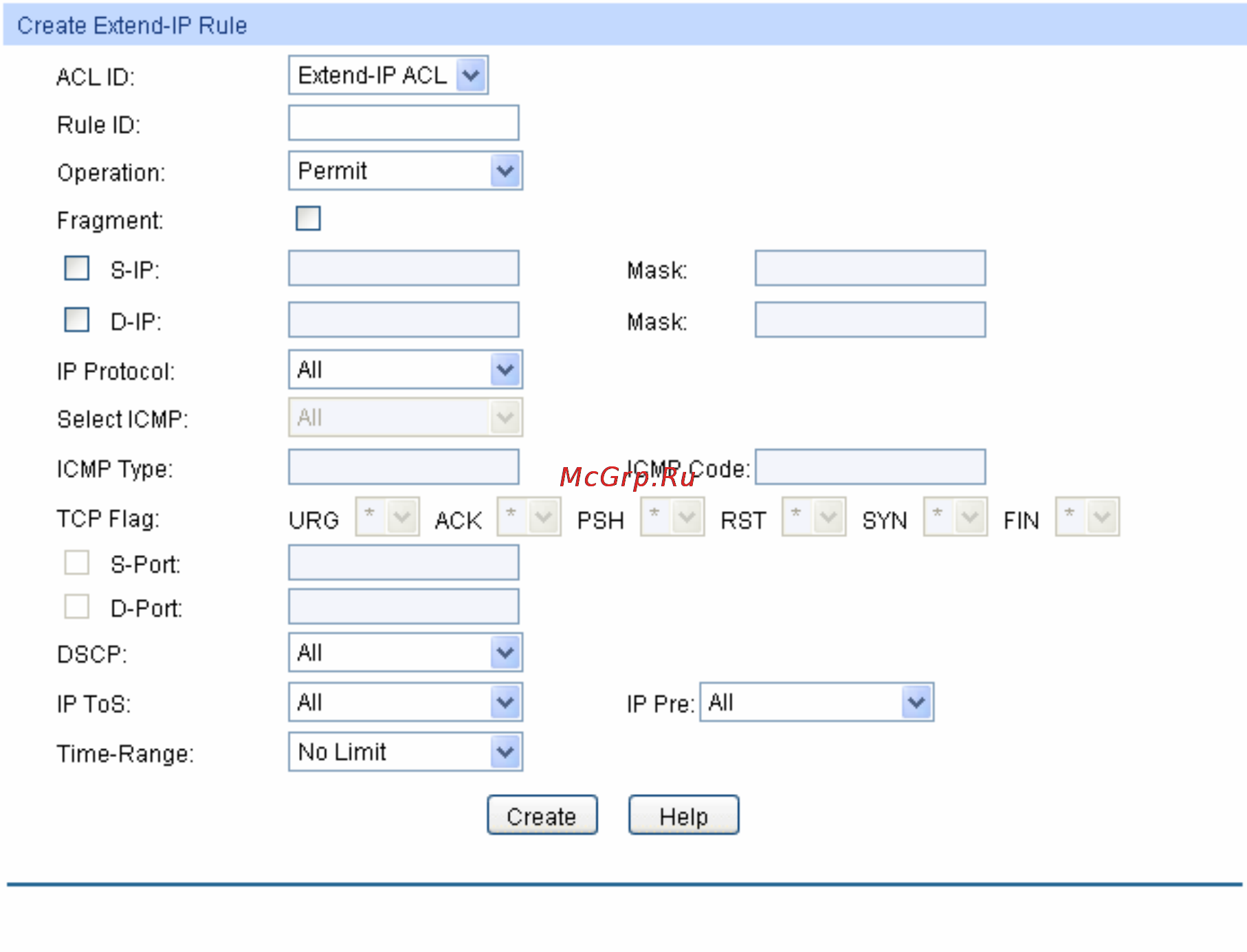 Tp-Link TL-SL5428E [154/259] Extend ip acl