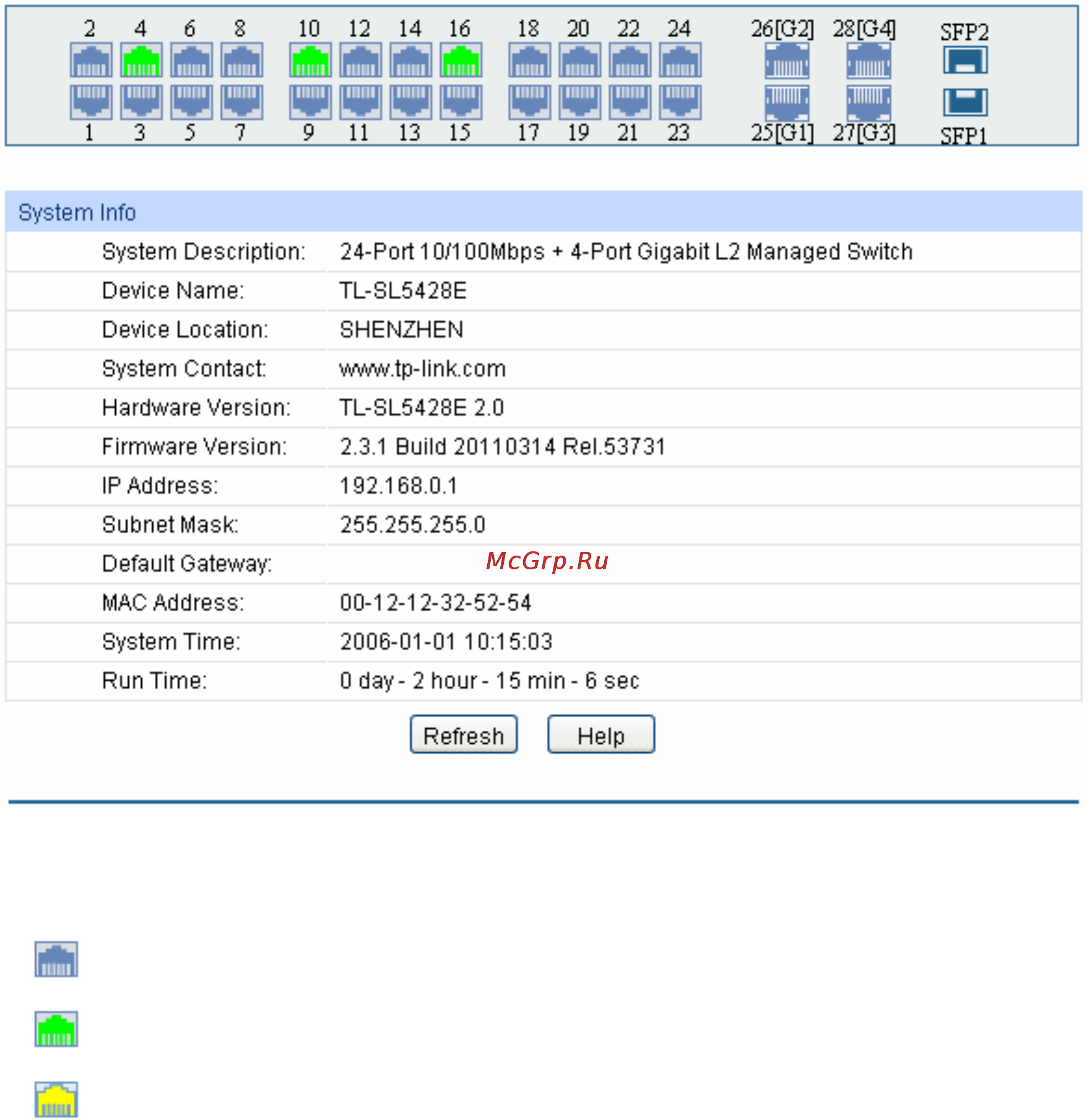 Tp-Link TL-SL5428E [19/259] System info