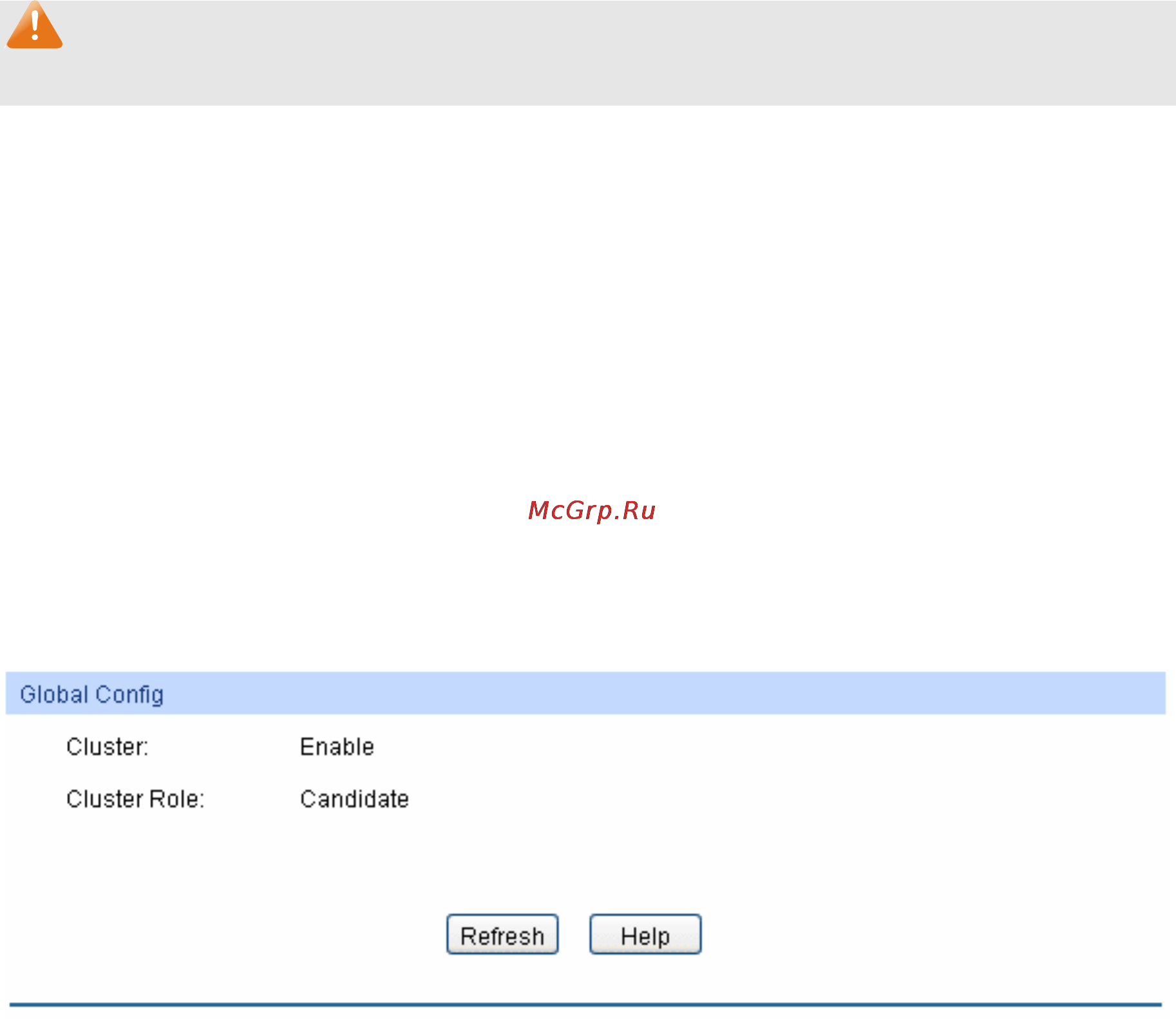Tp-Link TL-SL5428E [218/259] Cluster summary
