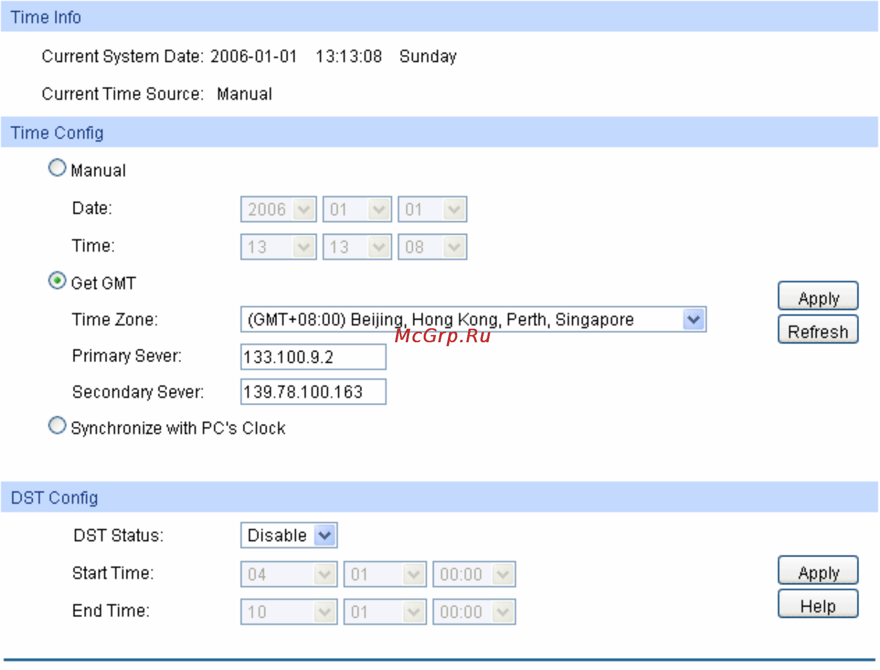 Tp-Link TL-SL5428E [22/259] System time