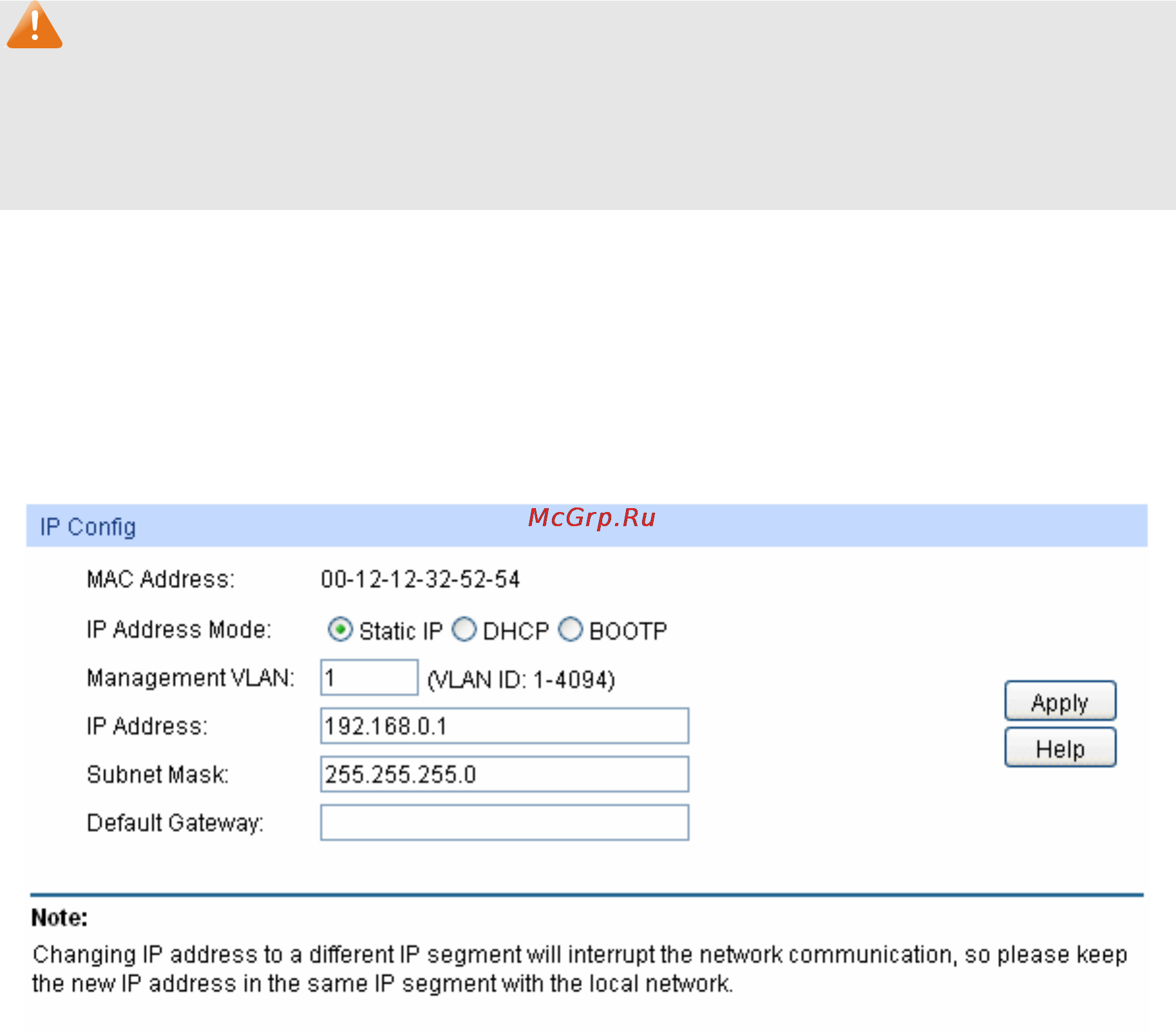 Tp-Link TL-SL5428E [23/259] System ip