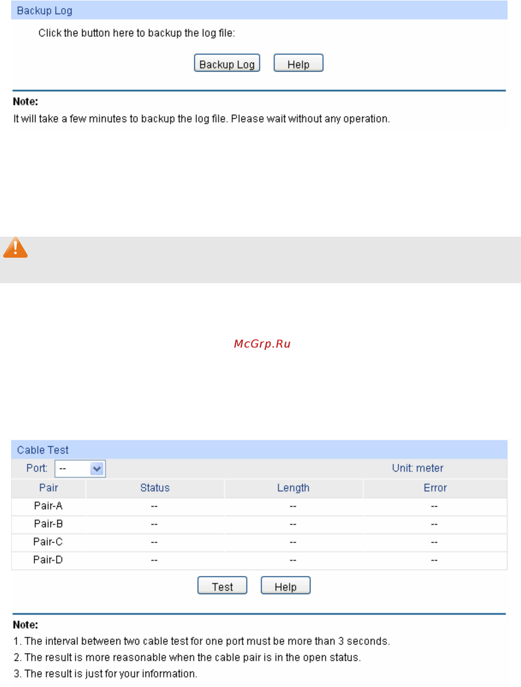 Tp-Link TL-SL5428E [235/259] Device diagnose