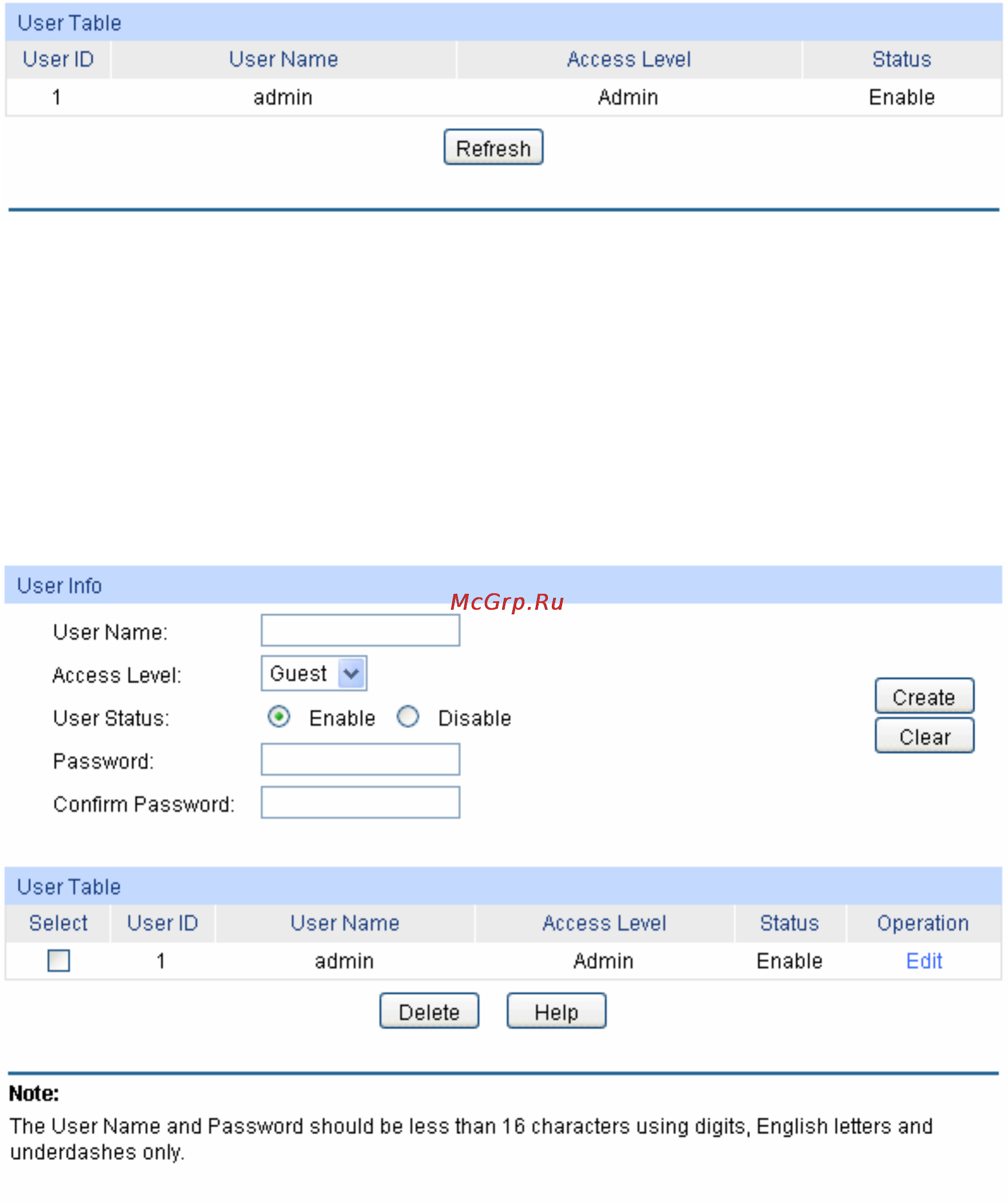 Tp-Link TL-SL5428E [25/259] User config
