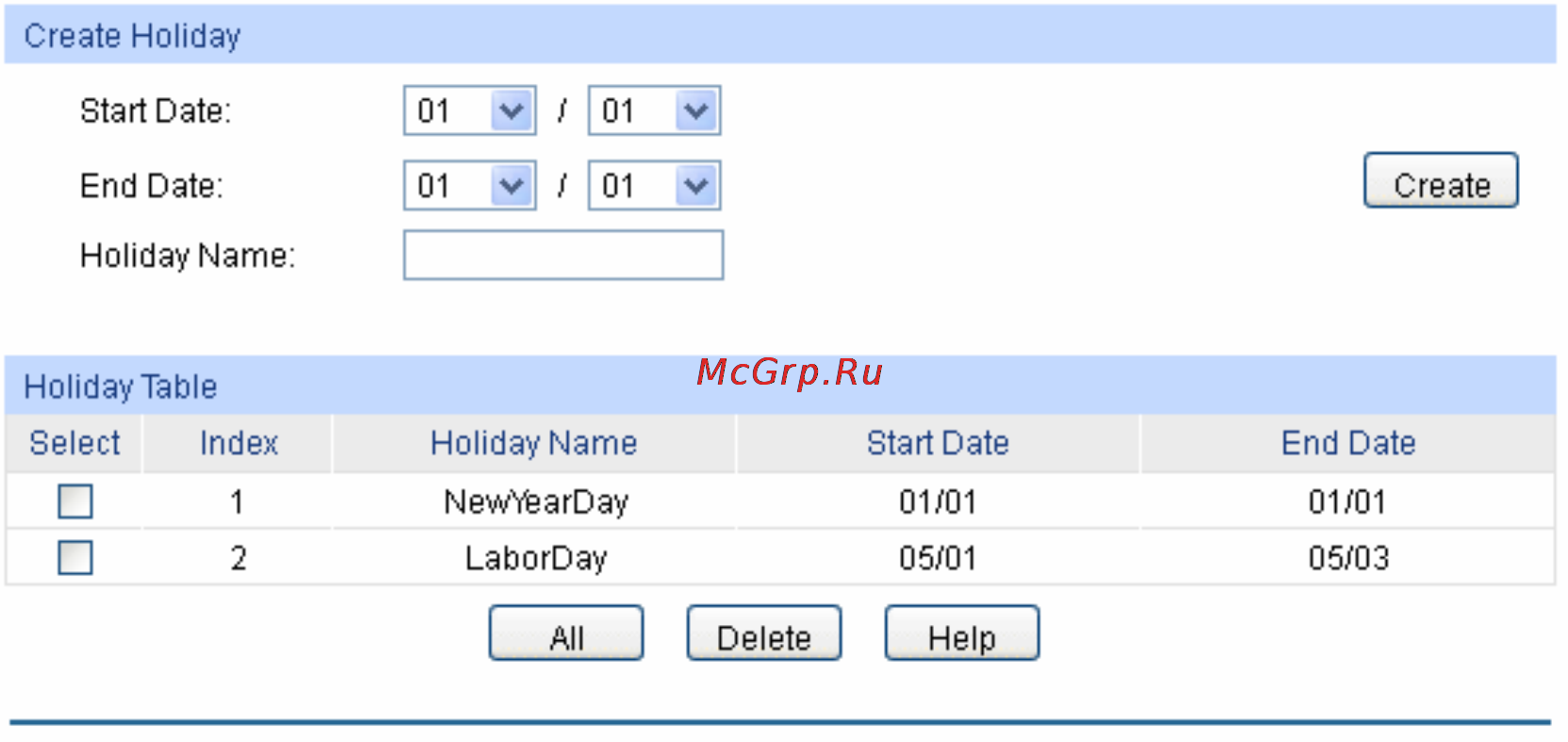 Tp-Link TL-SG3424P [139/259] Poe holiday config