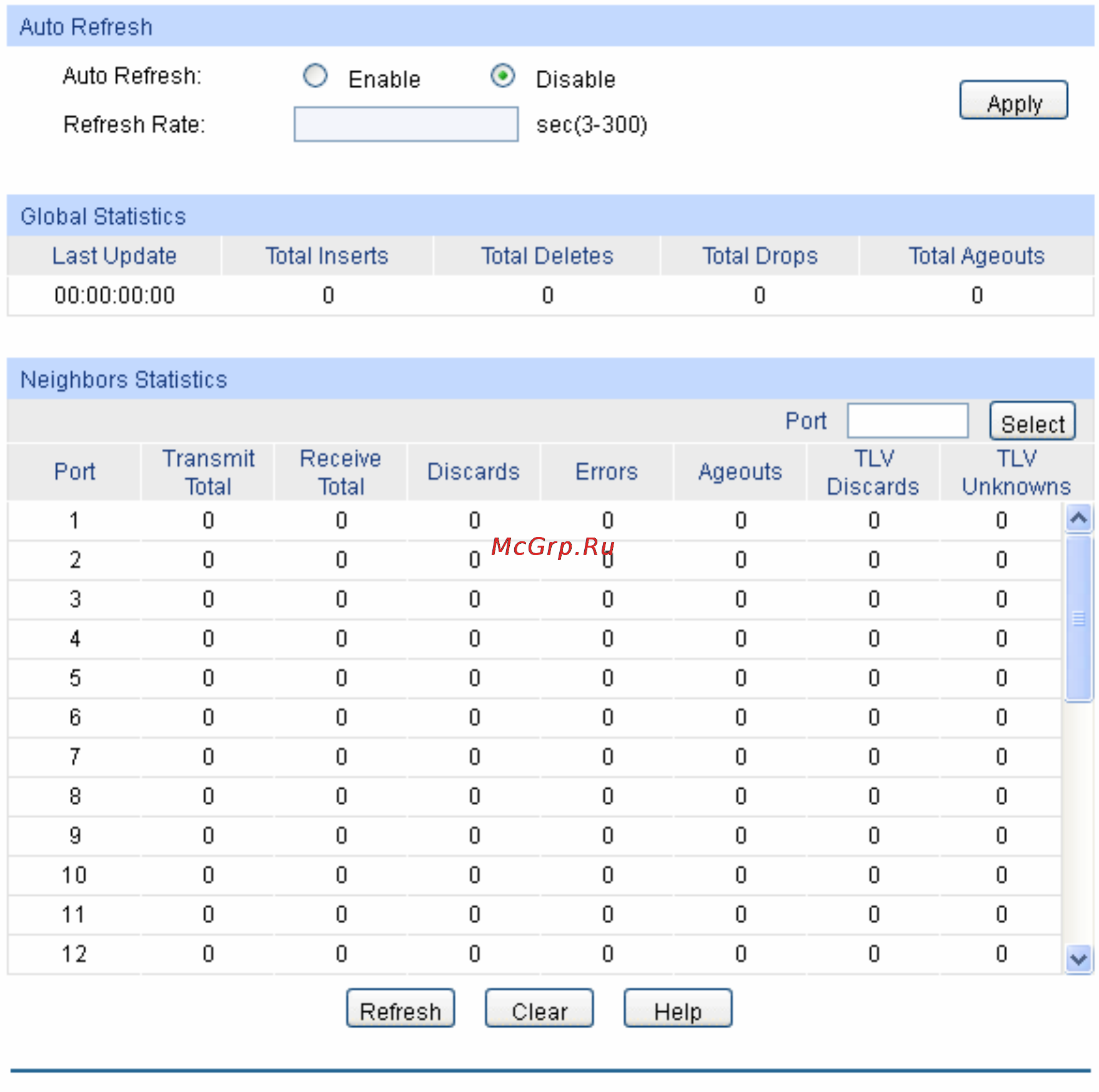 Tp-Link TL-SG3424P [207/259] Device statistics