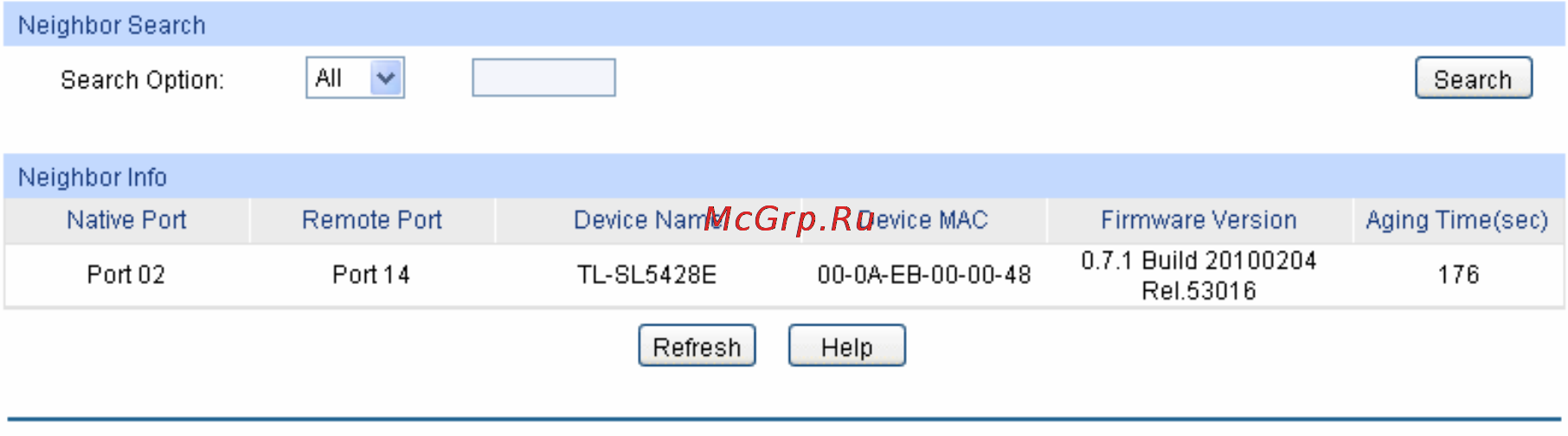 Tp-Link TL-SG3424P [216/259] Ndp summary