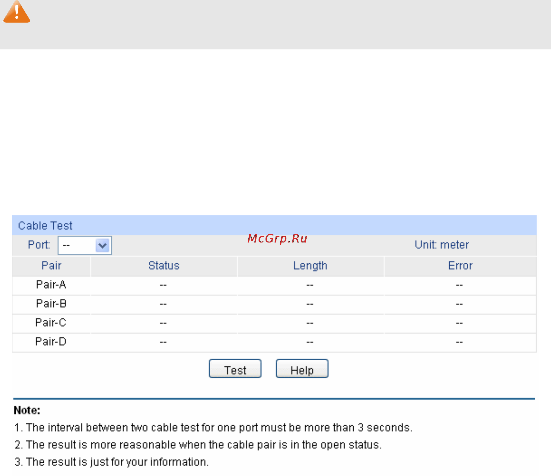 Tp-Link TL-SG3424P [235/259] Device diagnose
