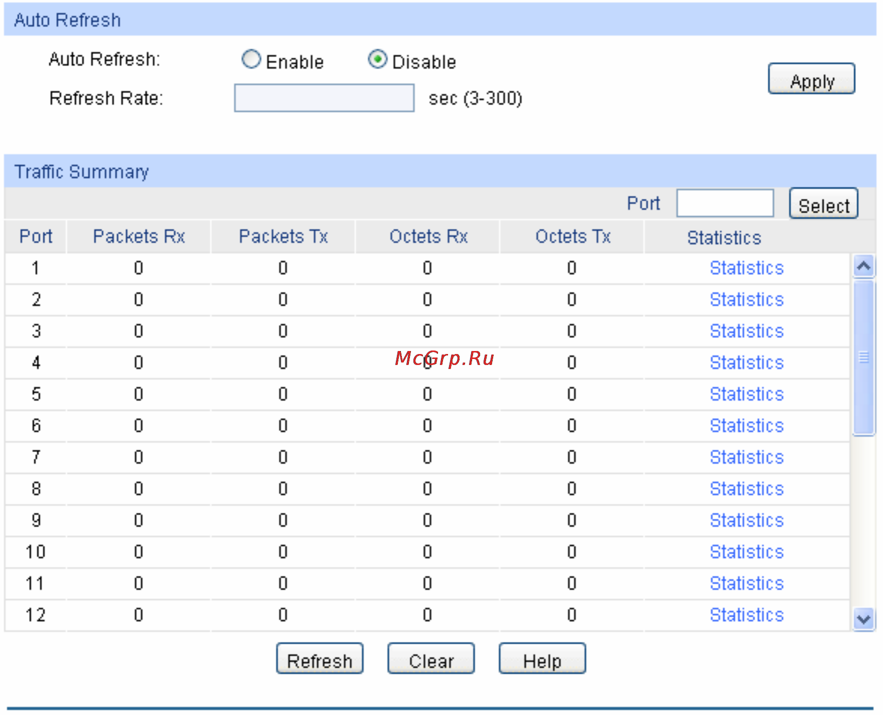 Tp-Link TL-SG3424P [49/259] Traffic monitor