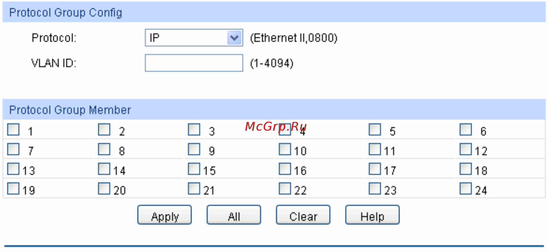 Tp-Link TL-SG3424P [71/259] Protocol template