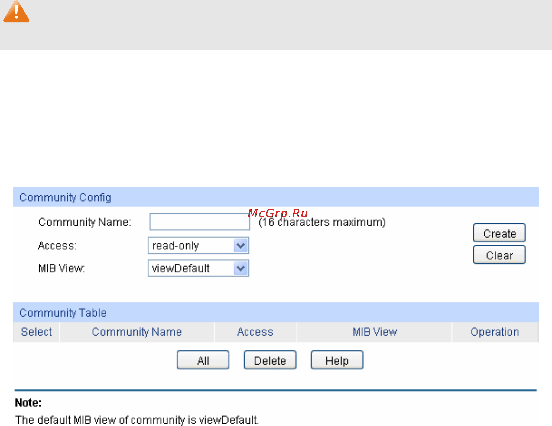Tp-Link TL-SG3424 [187/241] Snmp community