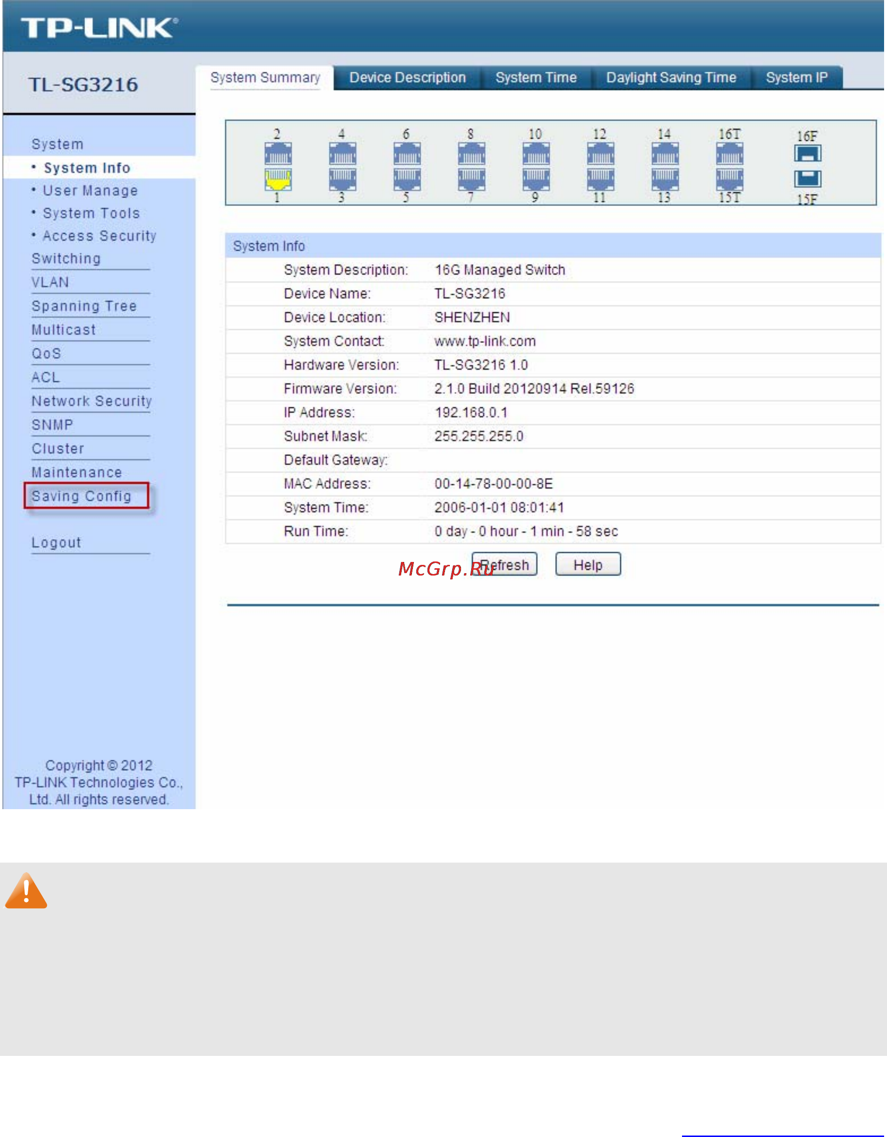 Tp-Link TL-SG3424 Инструкция по эксплуатации онлайн [19/241] 38892