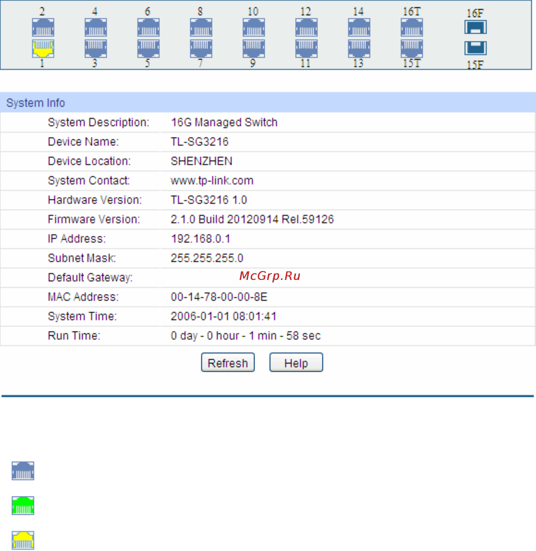 Tp-Link TL-SG3424 [20/241] Chapter 4 system