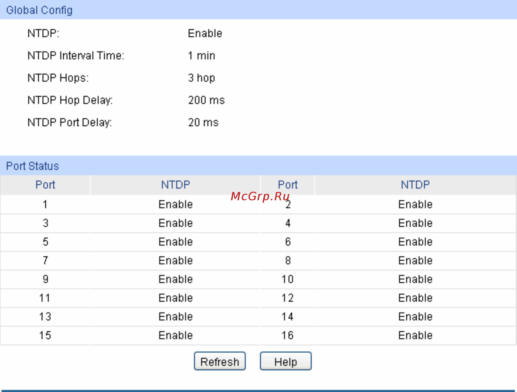 Tp-Link TL-SG3424 [203/241] Ntdp config