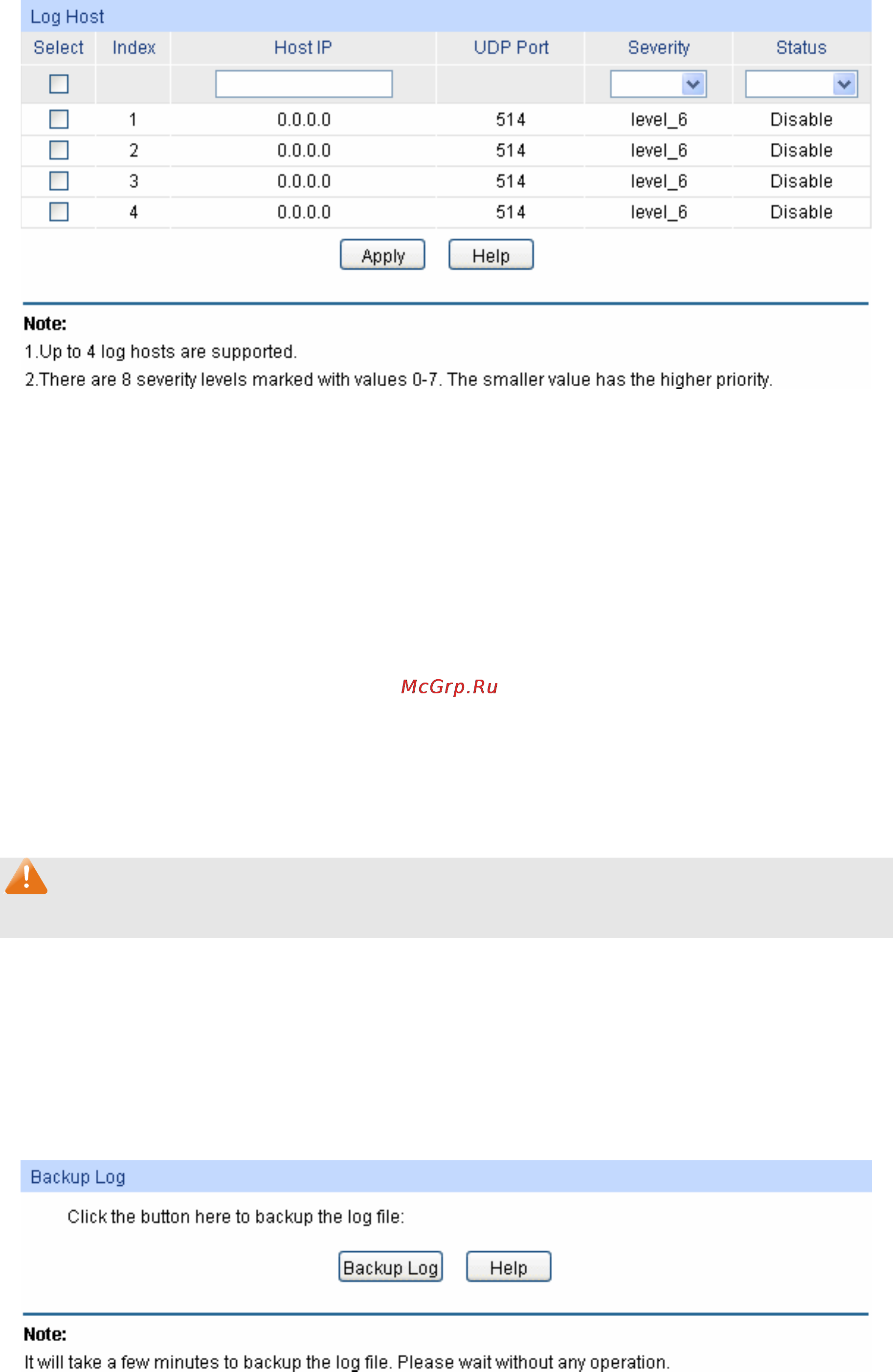 Tp-Link TL-SG3424 [216/241] Backup log