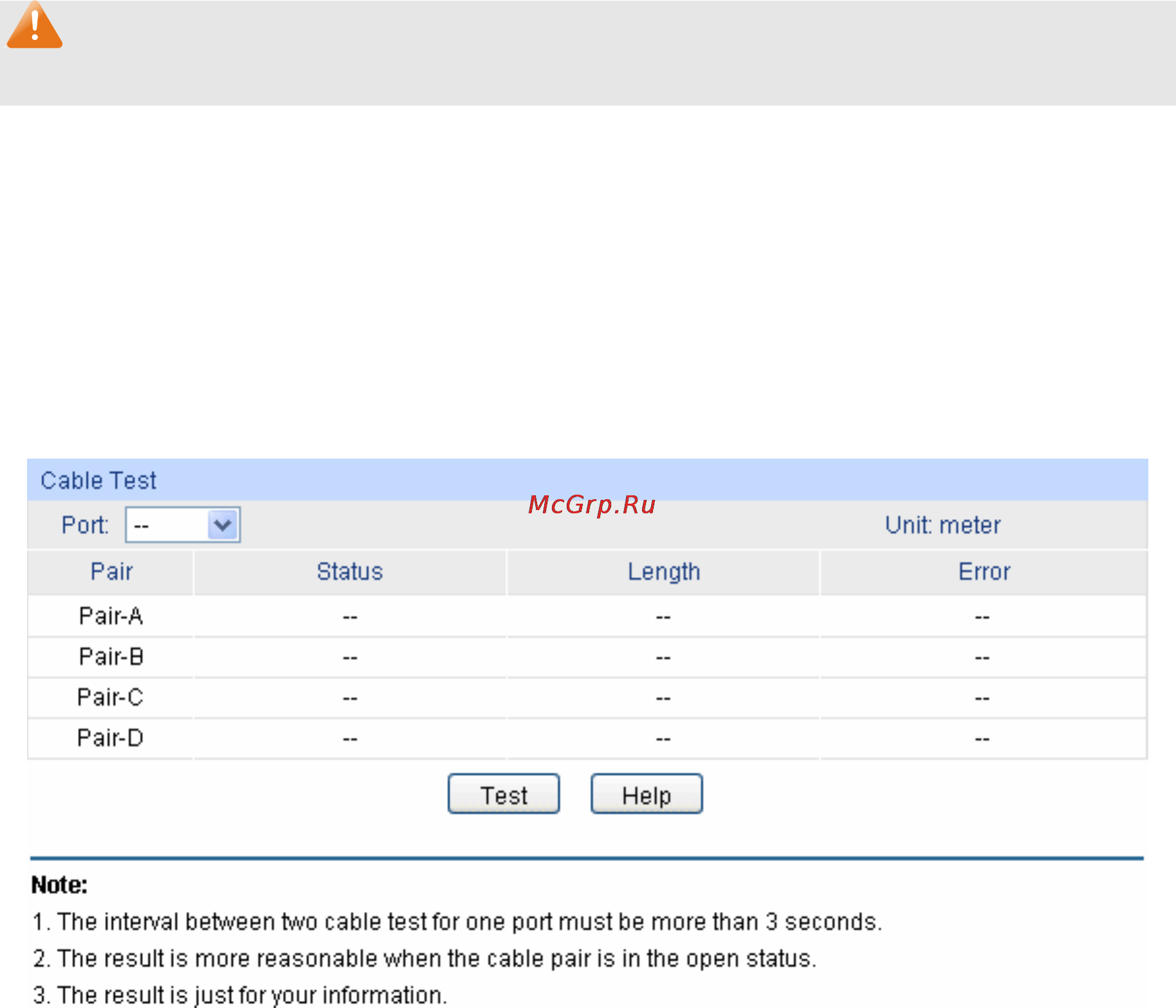 Tp-Link TL-SG3424 [217/241] Device diagnose