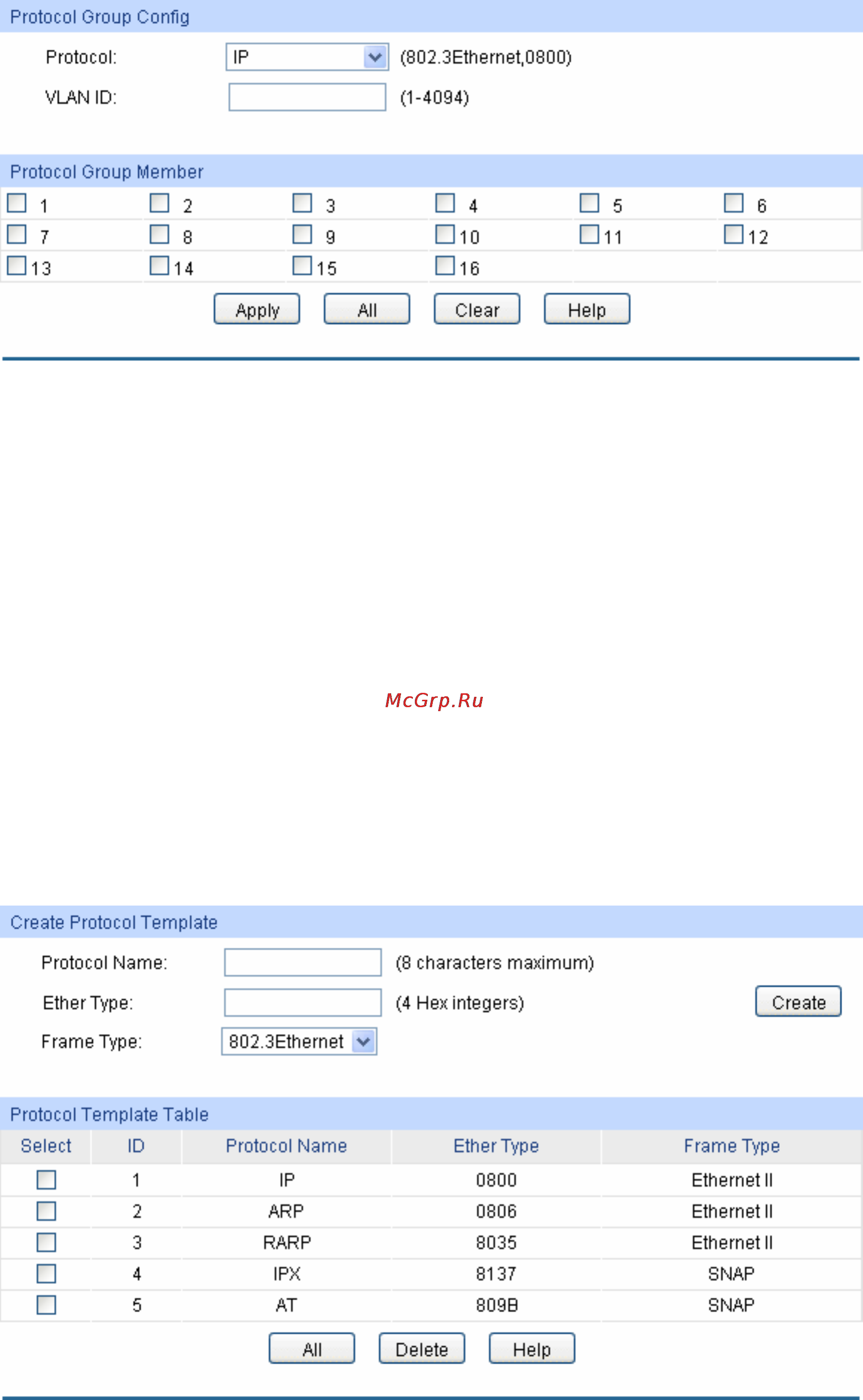 Tp-Link TL-SG3424 [75/241] Protocol template