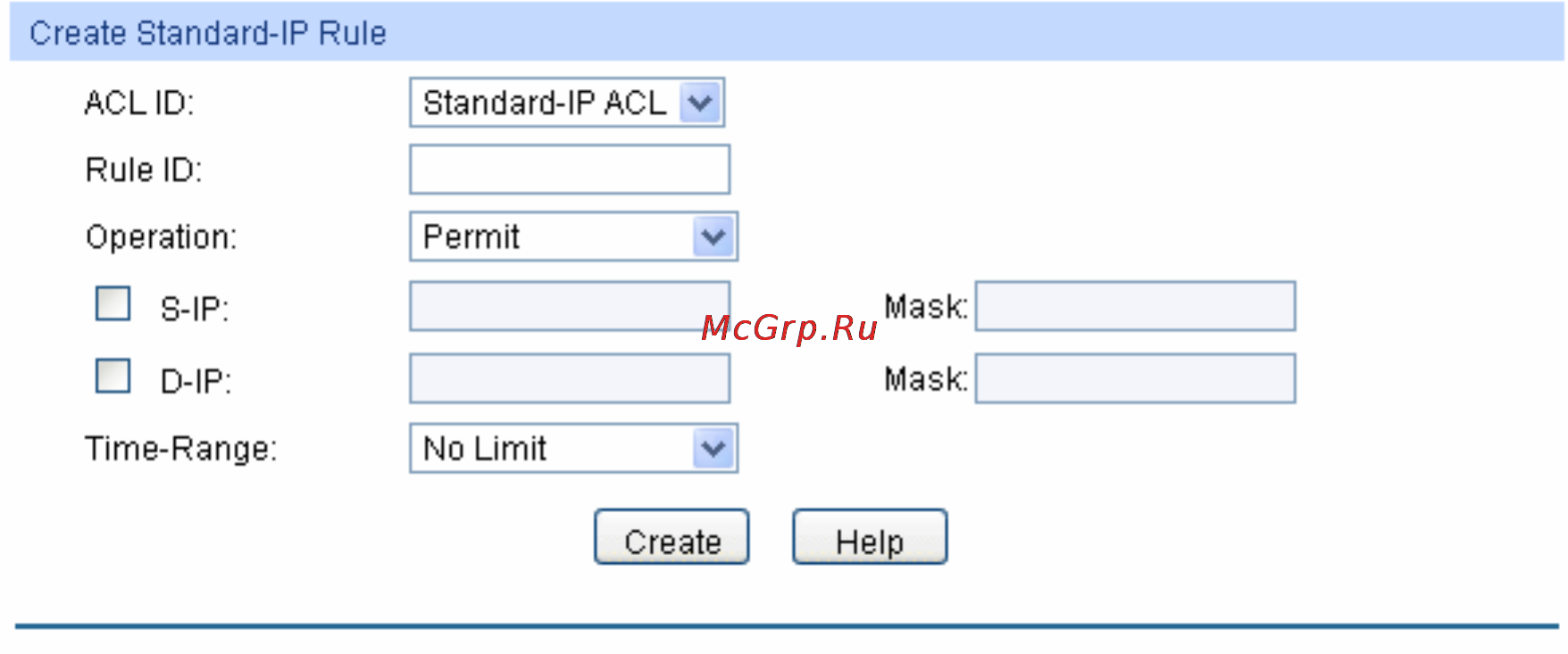 Tp-Link TL-SG3216 [138/236] Standard ip acl