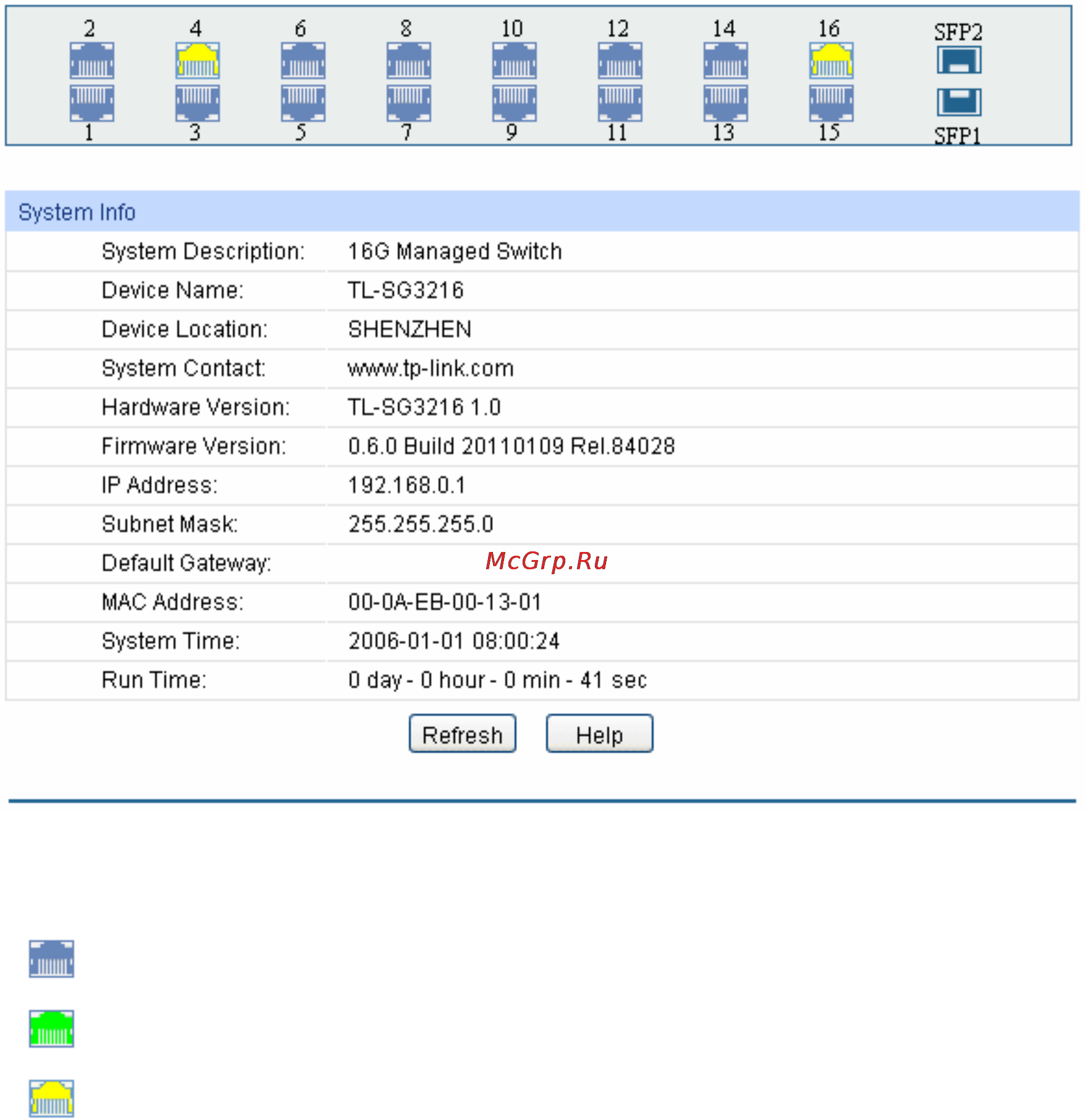 Tp-Link TL-SG3216 [18/236] System summary