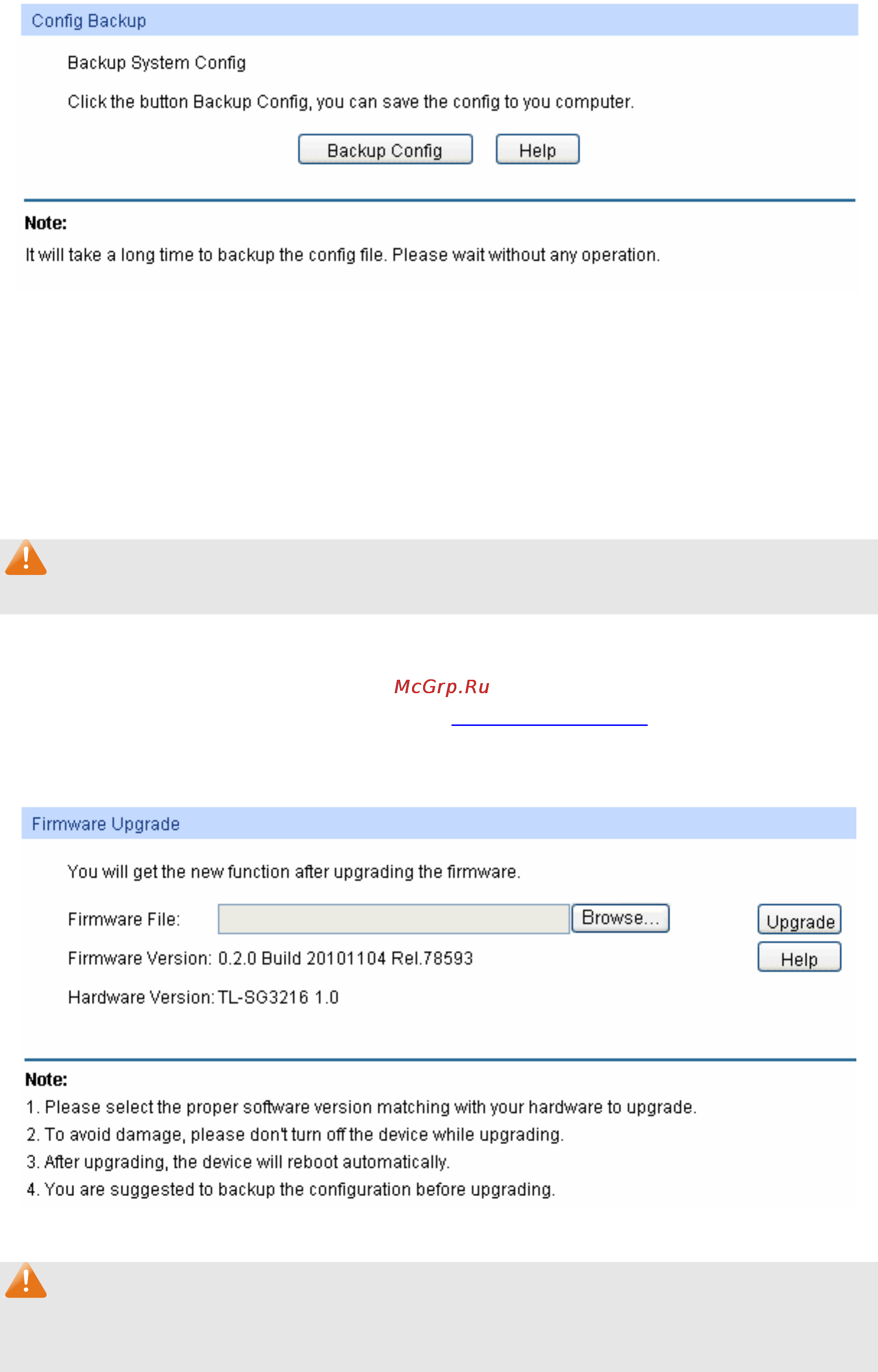 Tp-Link TL-SG3216 [26/236] Firmware upgrade