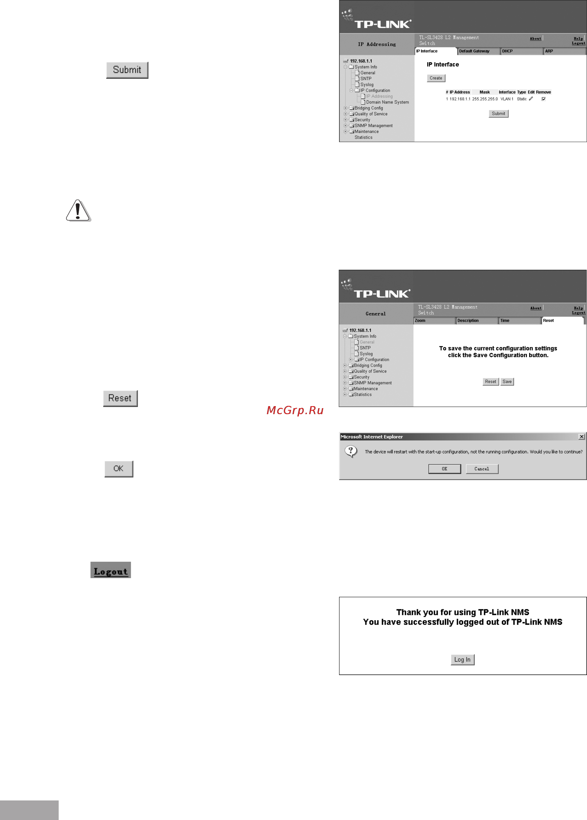 Tp-Link TL-SL3452 [14/120] Resetting the device