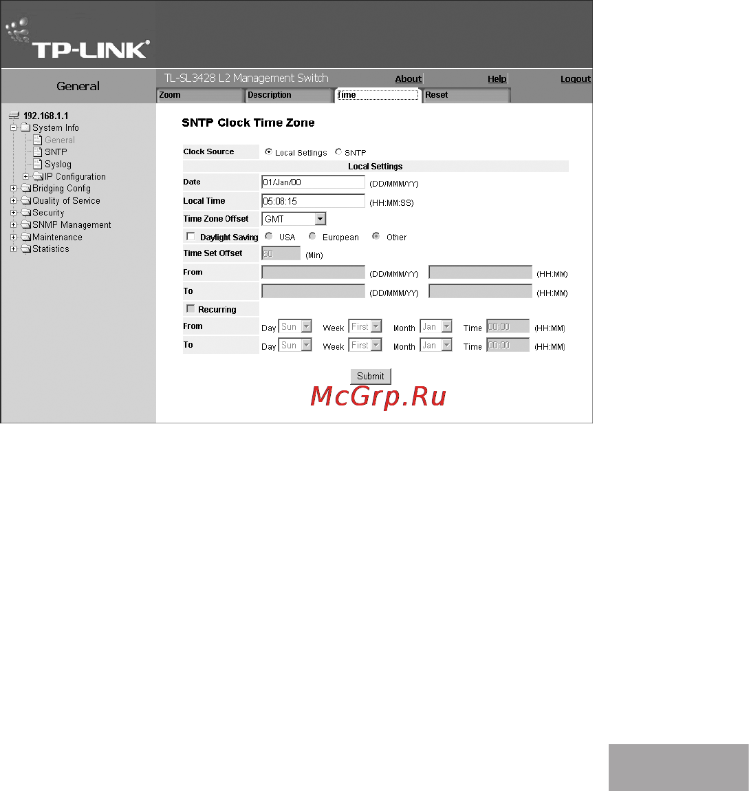 Tp-Link TL-SL3452 Инструкция по эксплуатации онлайн [17/120] 38907