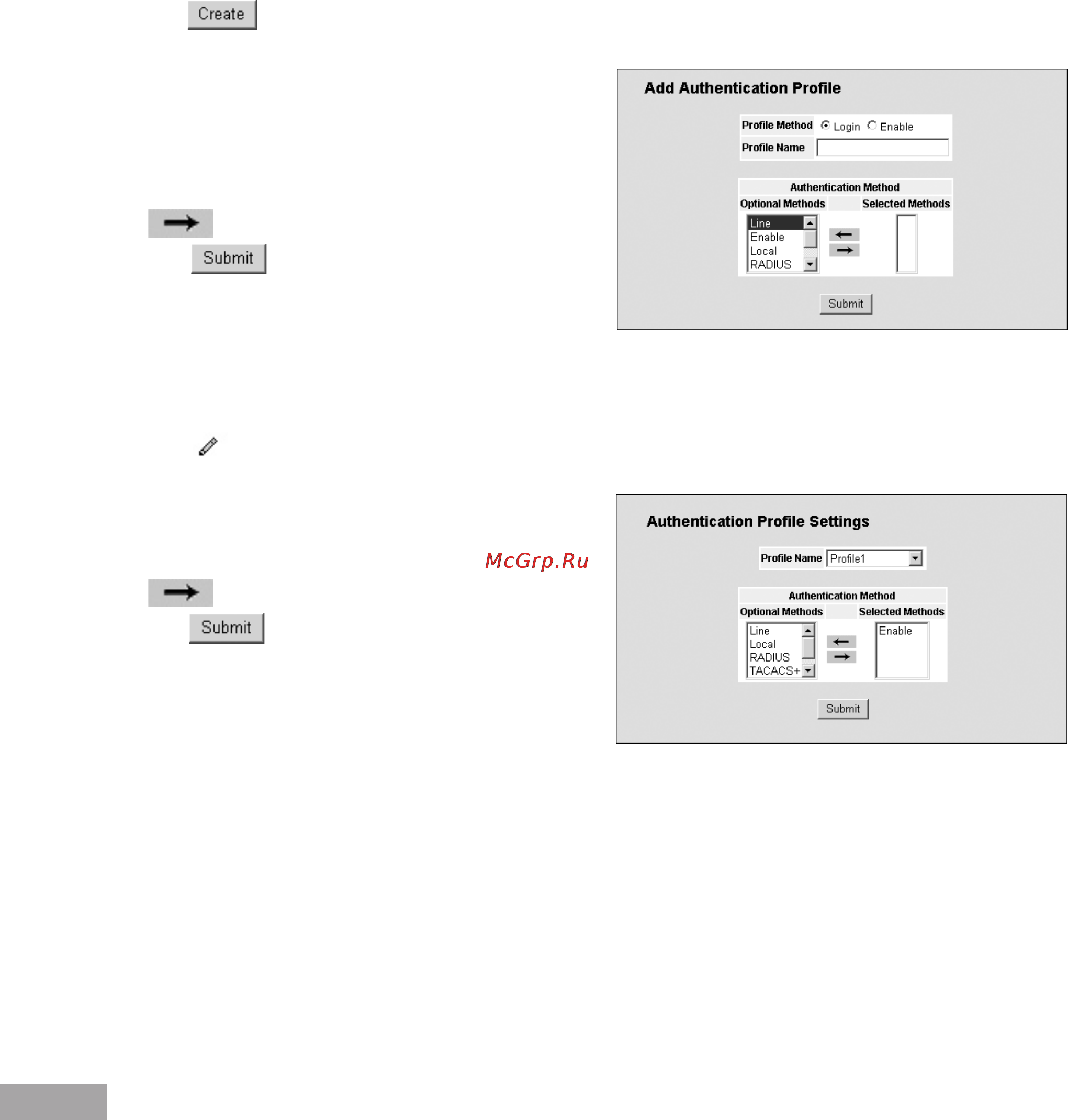 Tp-Link TL-SL3452 [32/120] Mapping authentication profiles