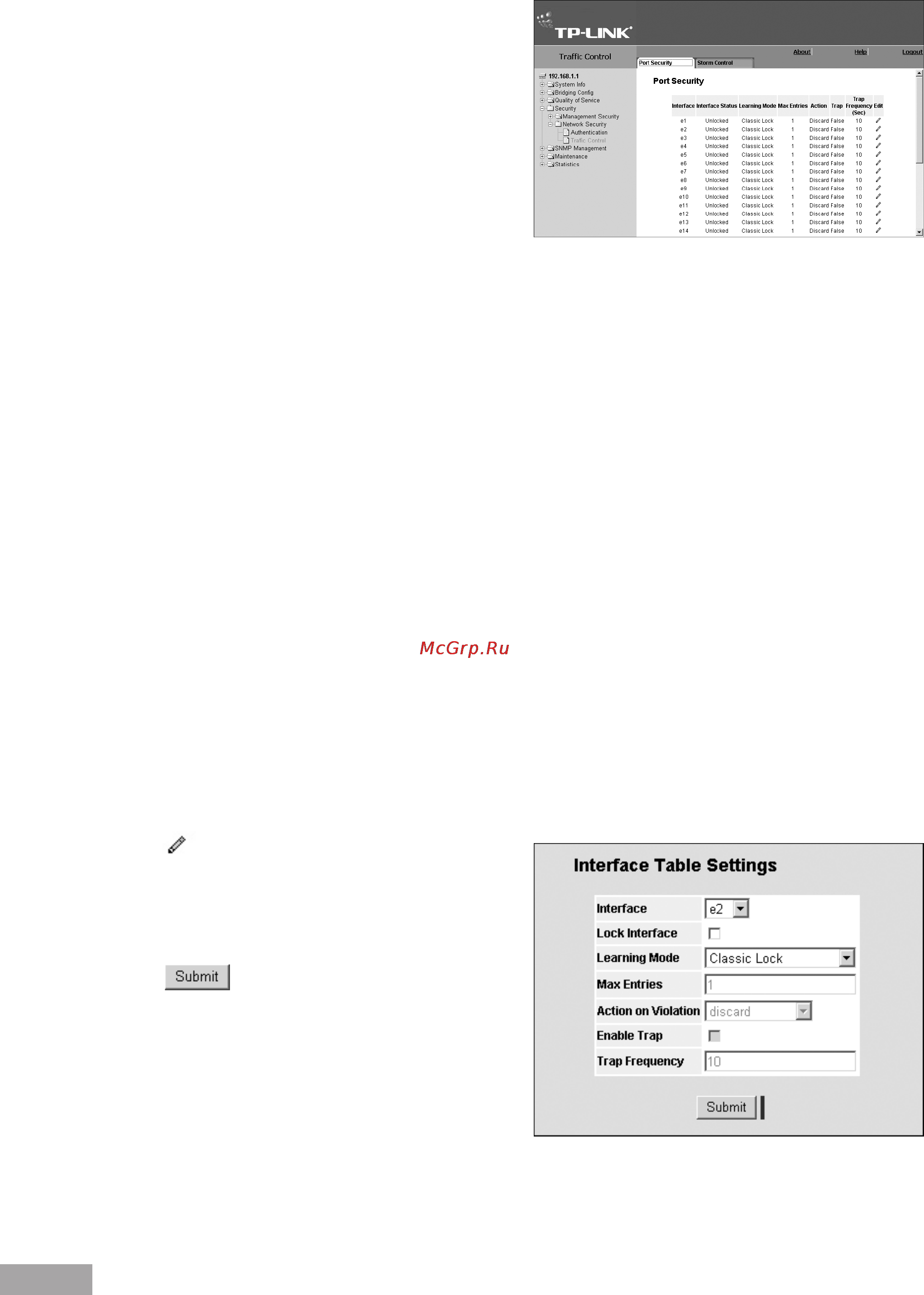Tp-Link TL-SL3452 [44/120] Enabling storm control