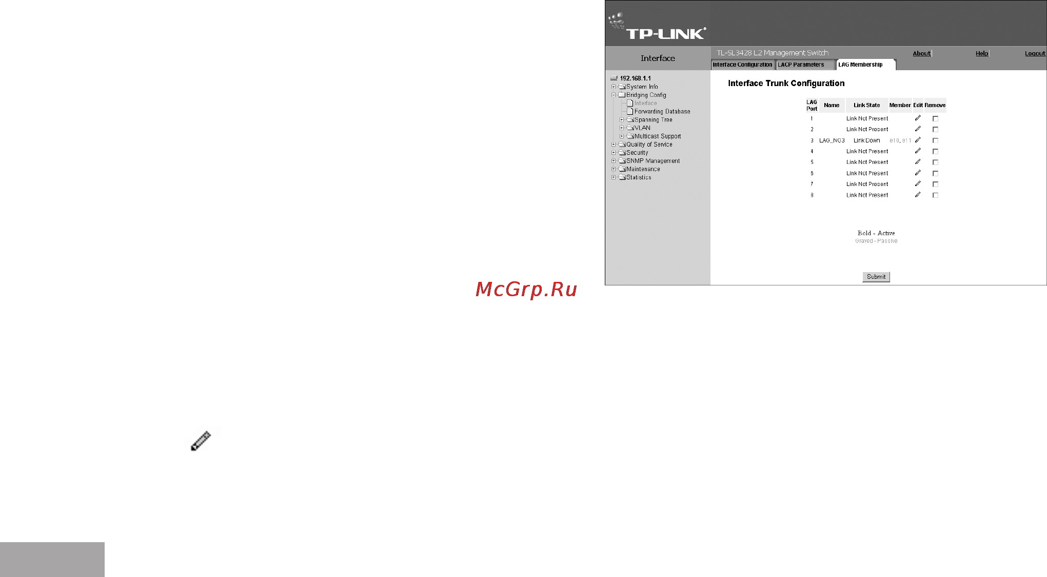 Tp-Link TL-SL3452 [54/120] Configuring lags