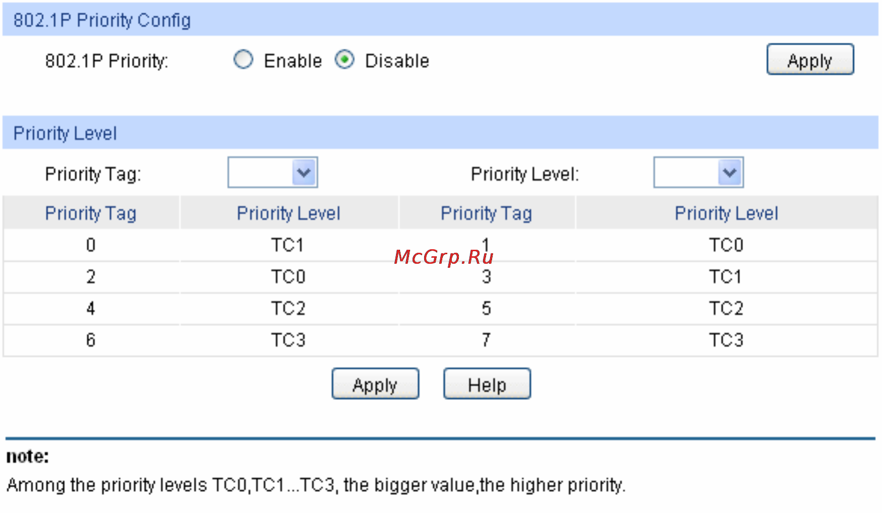 Tp-Link TL-SL3428 [120/234] P priority