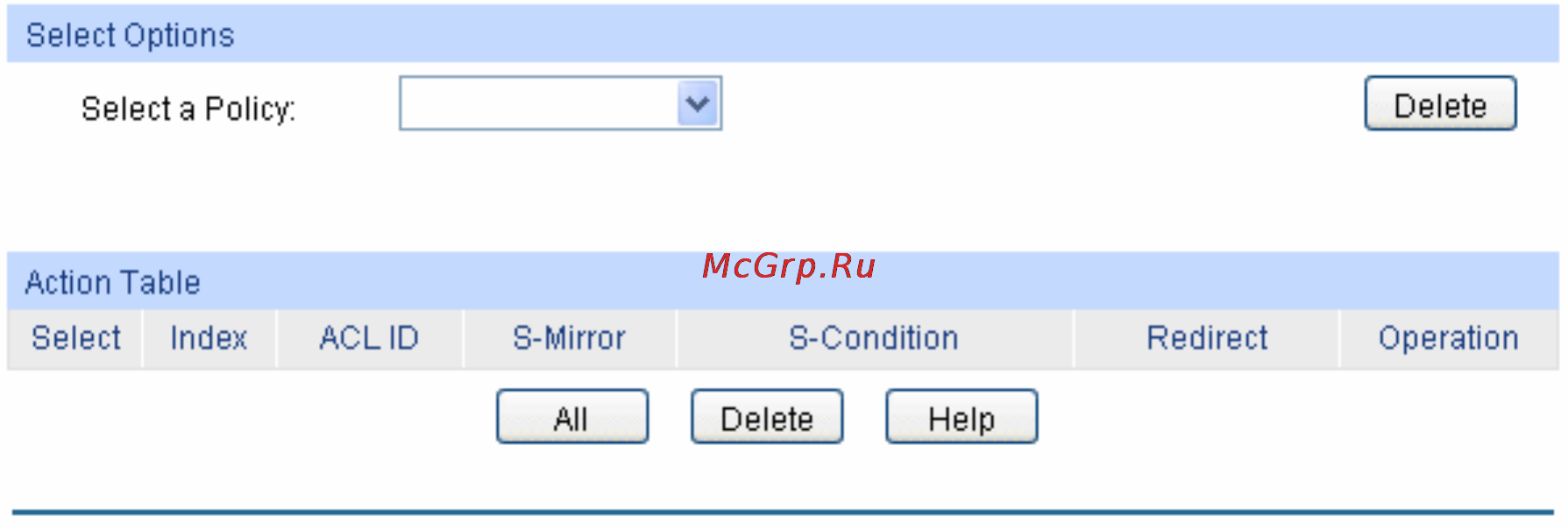 Tp-Link TL-SL3428 [138/234] Policy config
