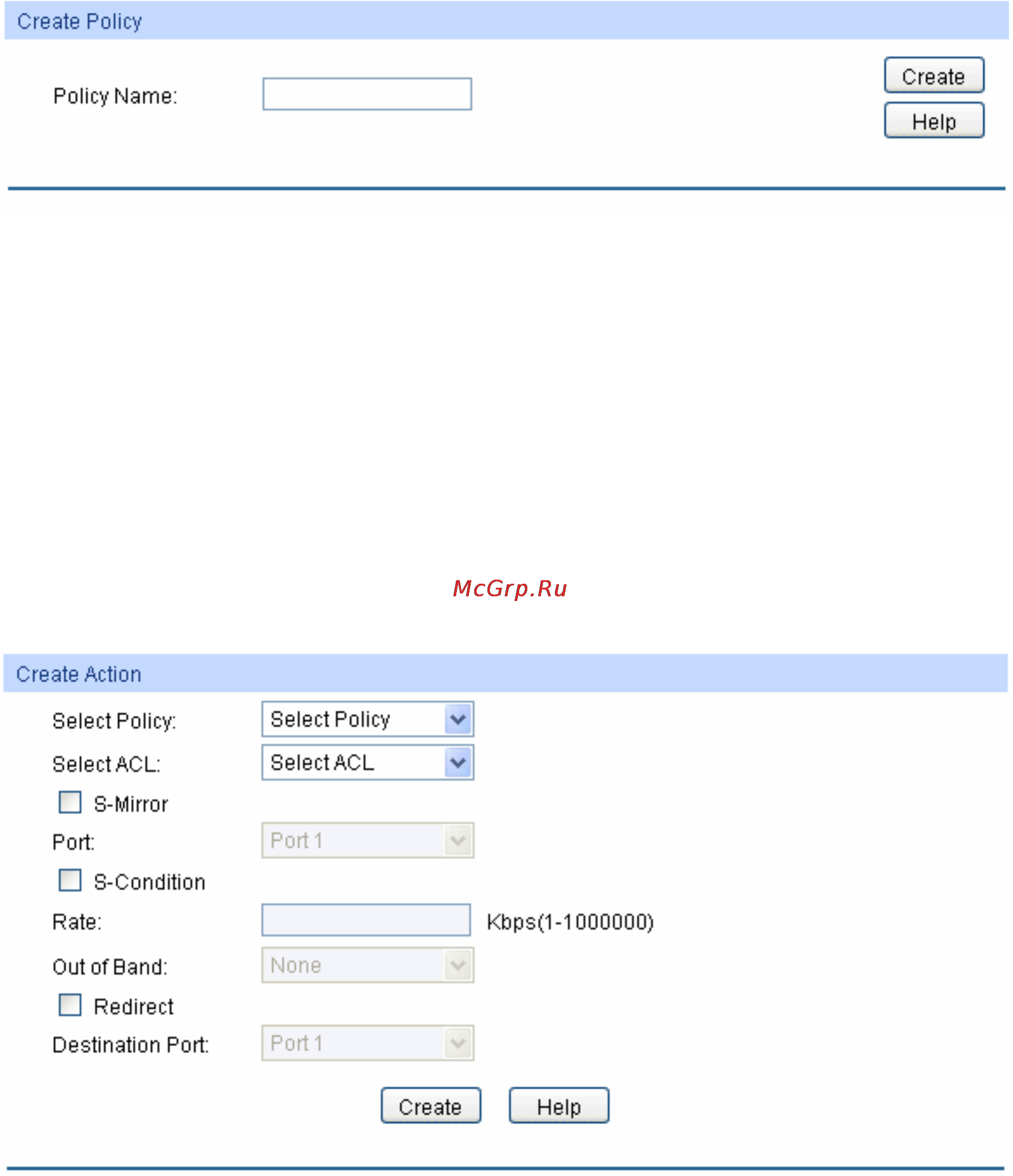 Tp-Link TL-SL3428 [139/234] Policy create