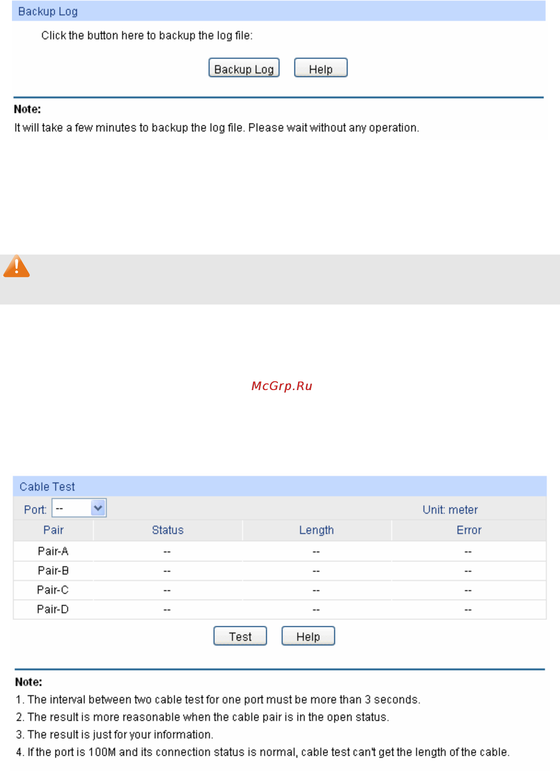 Tp-Link TL-SL3428 [210/234] Device diagnose